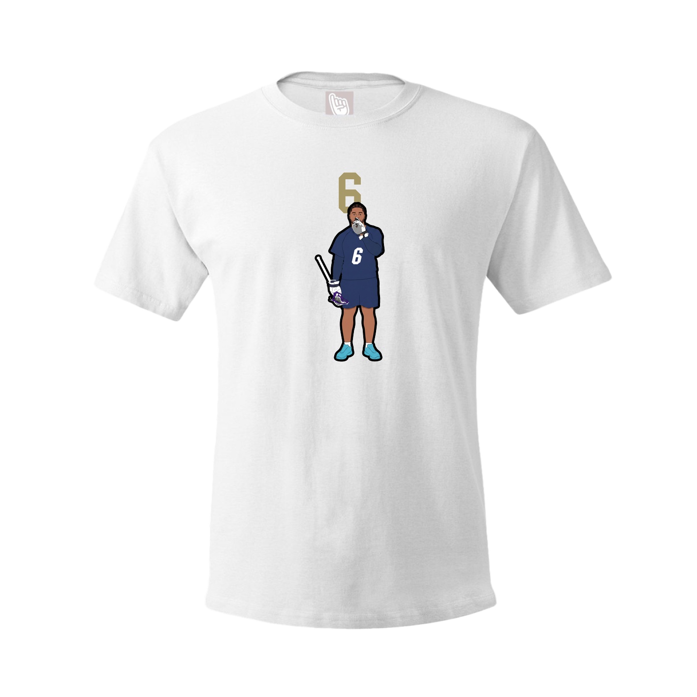 Tee — Number Top in White