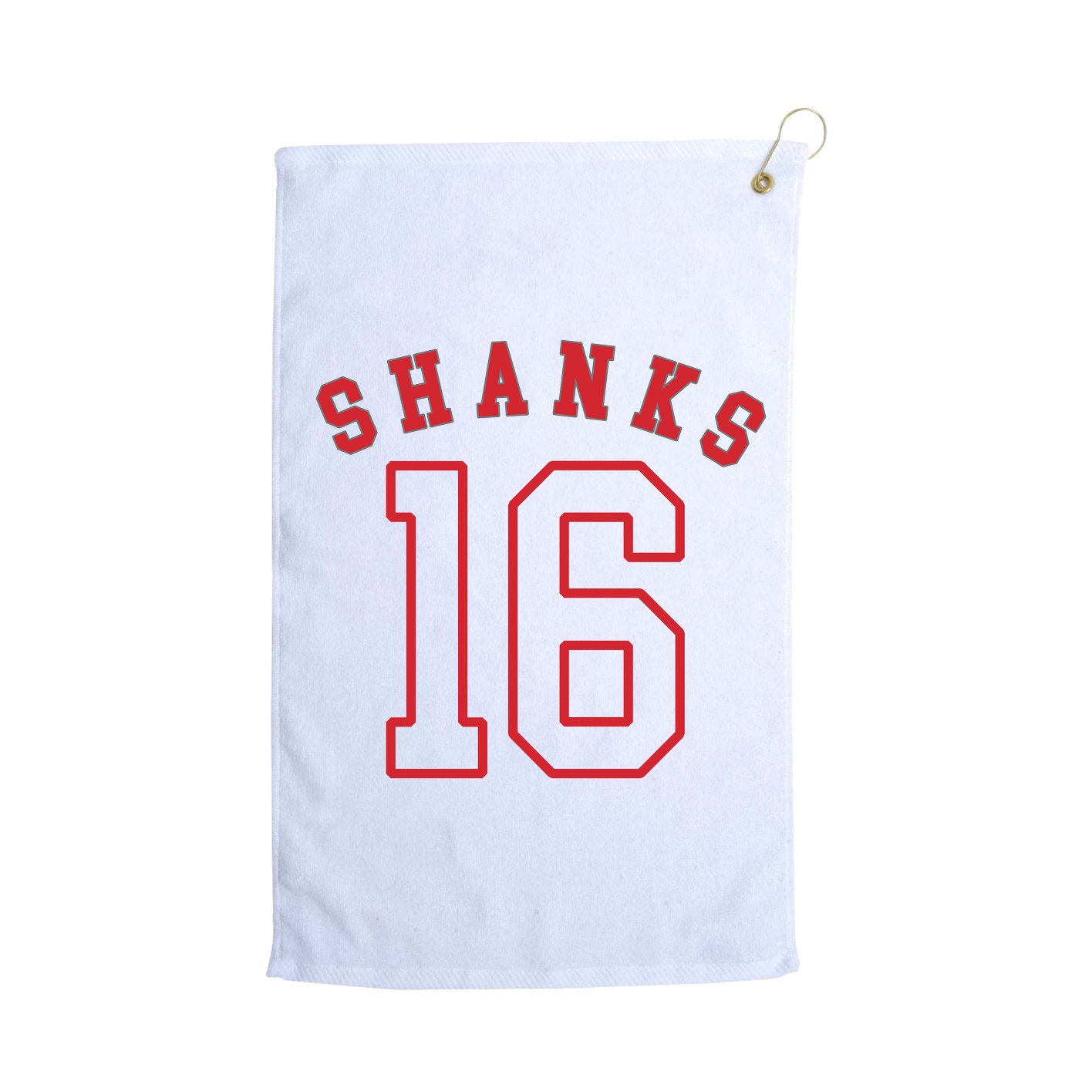 Golf Towel — Shirsey Arch in White