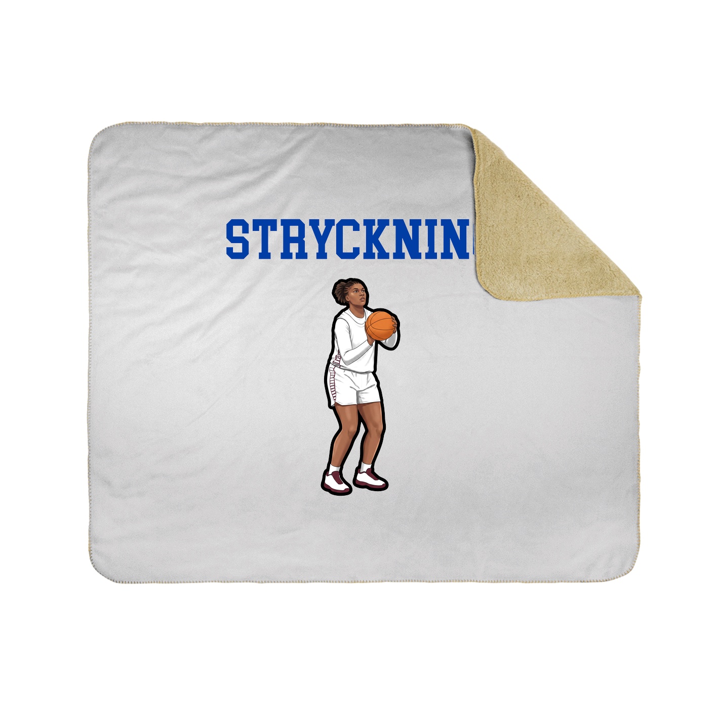 Throw Blanket — Shirsey in White