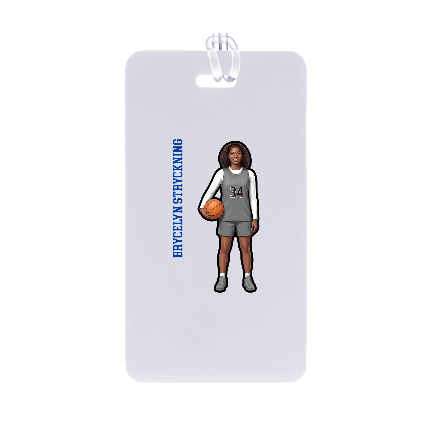 Bag Tag — Name Vertical in Classic