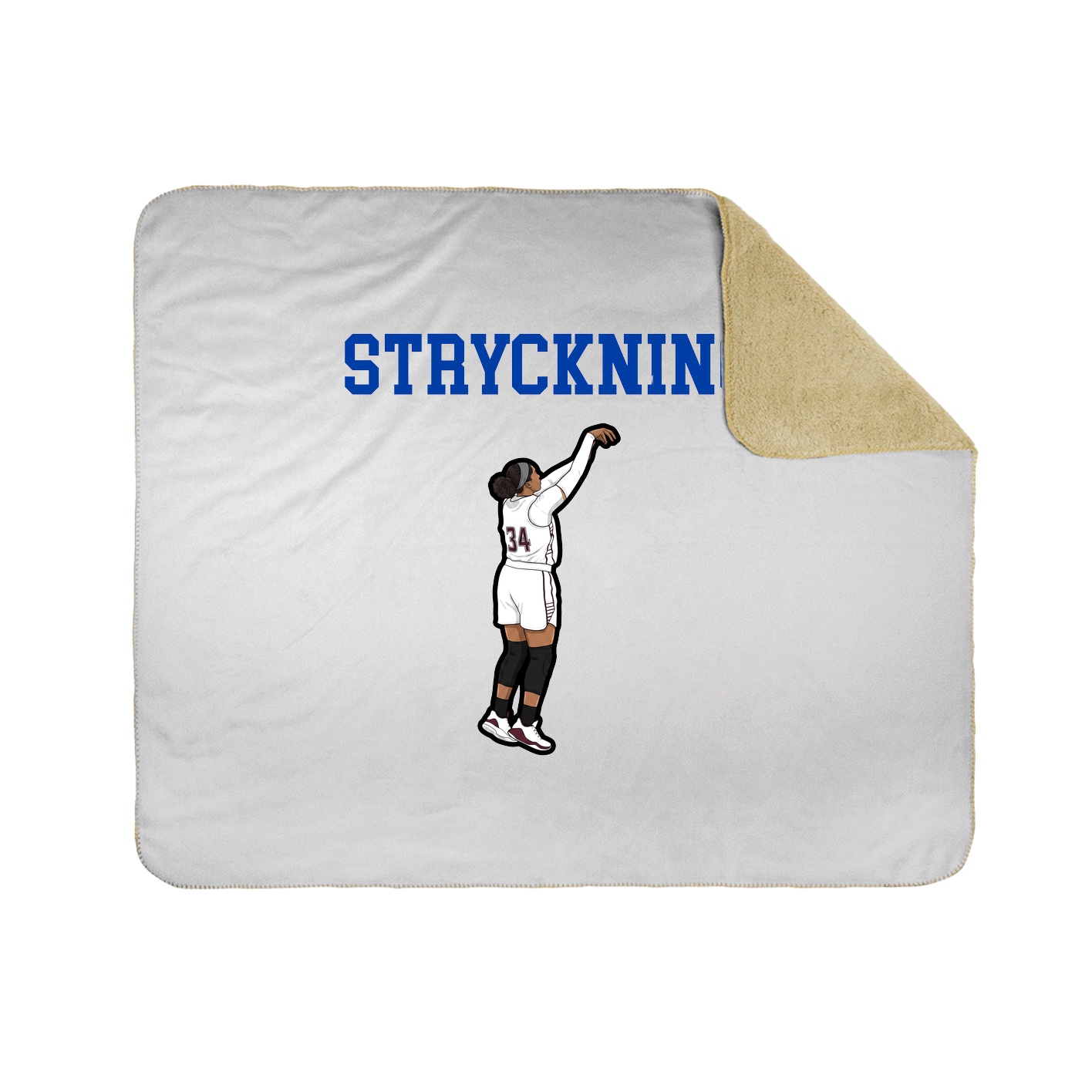 Throw Blanket — Shirsey in White