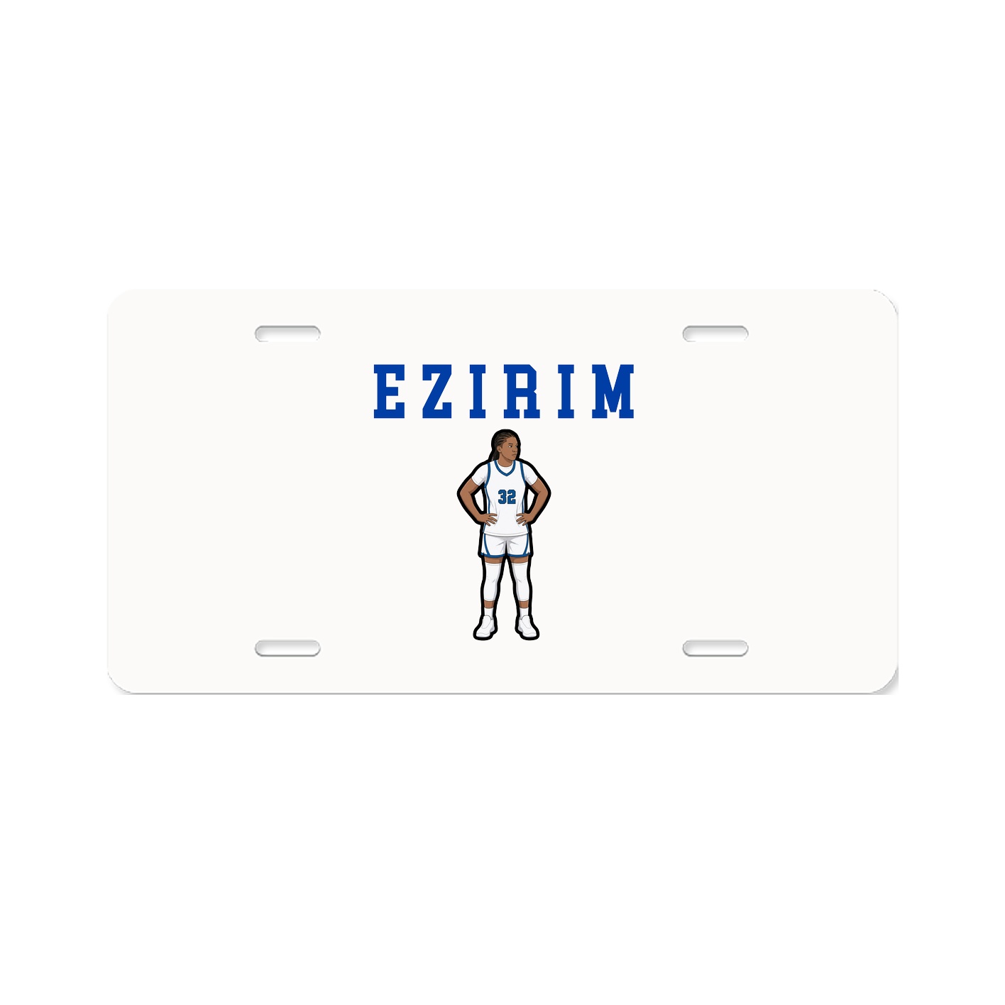 License Plate — Shirsey in Classic