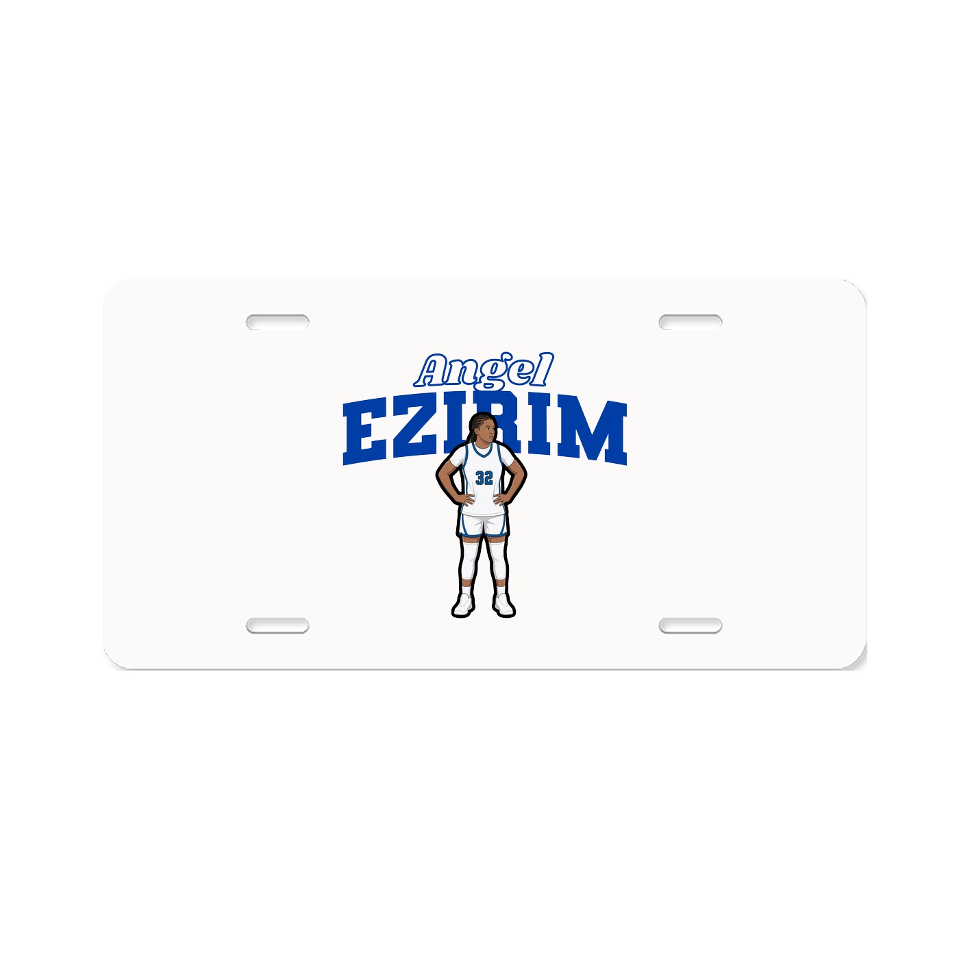 License Plate — Name Arch in Classic