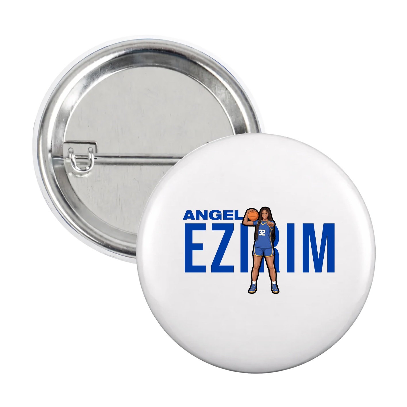 Game Day Button — Player Name in White