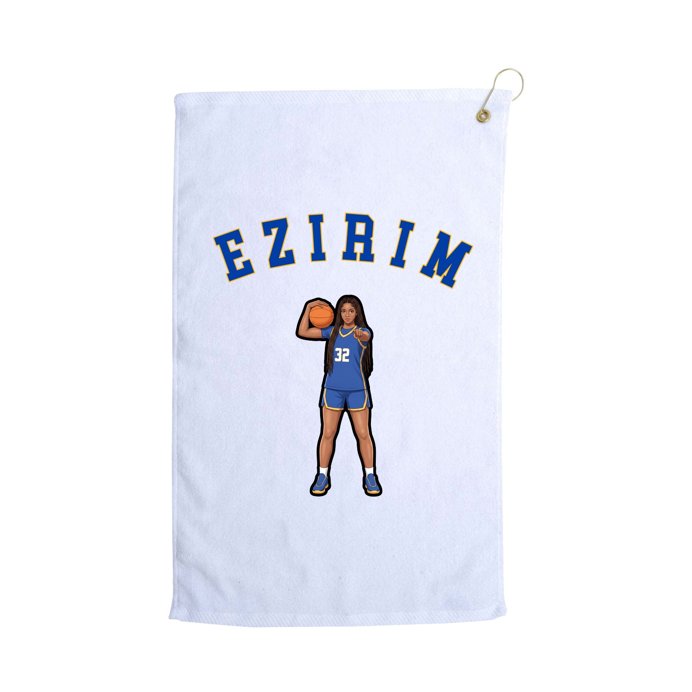 Golf Towel — Shirsey Arch in White