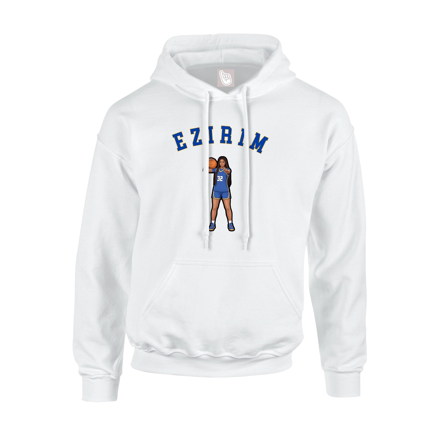 Youth Hoodie — Shirsey Arch in White