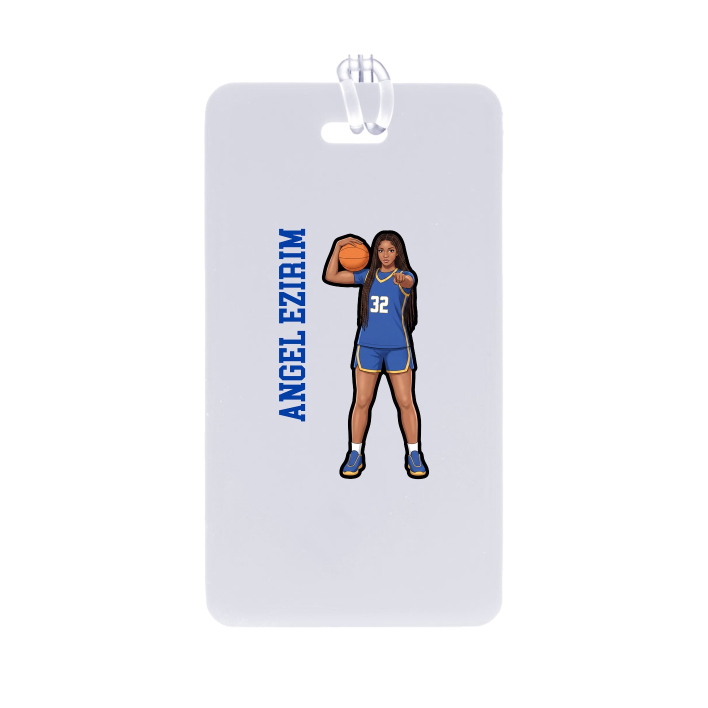 Bag Tag — Name Vertical in Classic