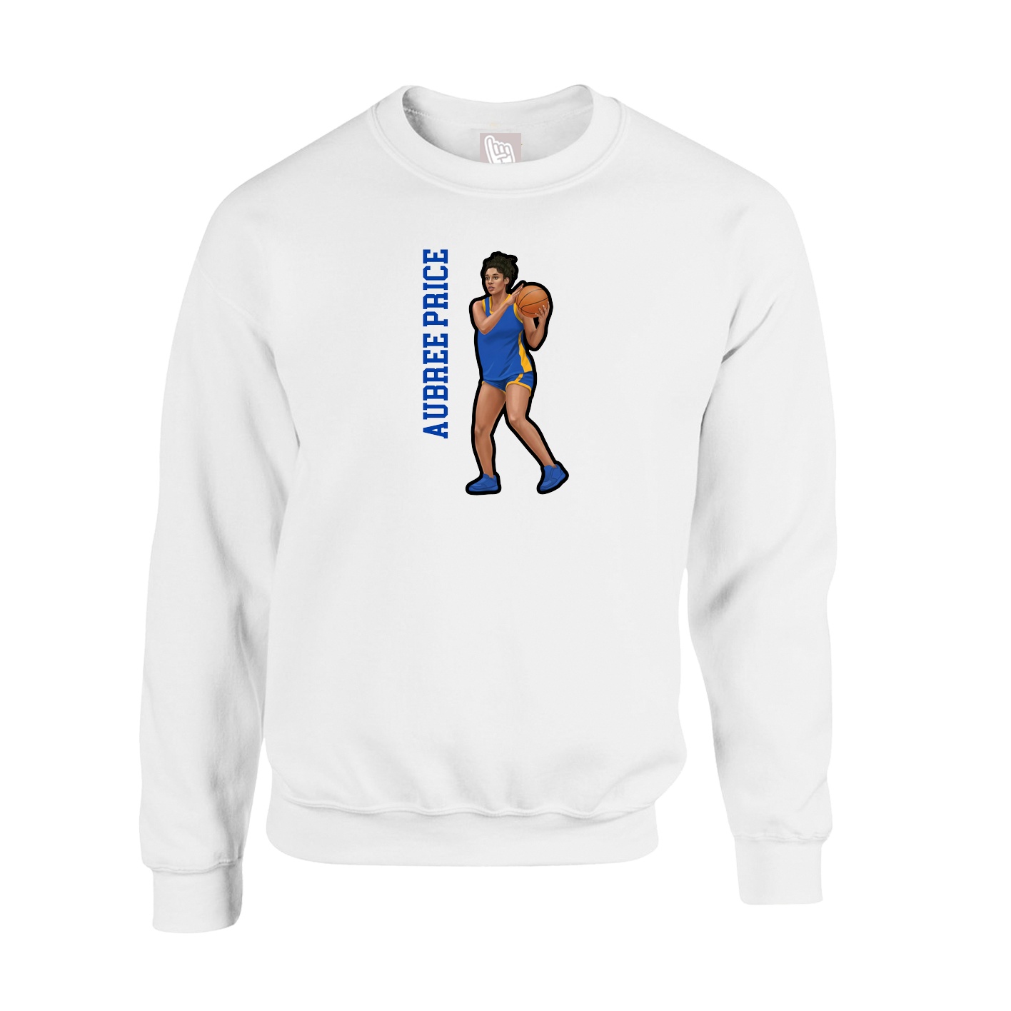 Fleece Crew — Classic in White