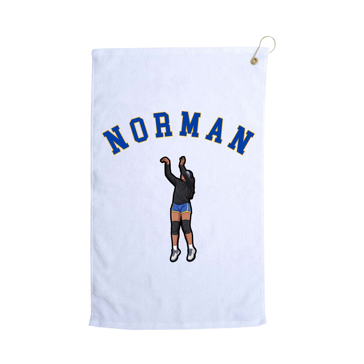 Golf Towel — Shirsey Arch in White