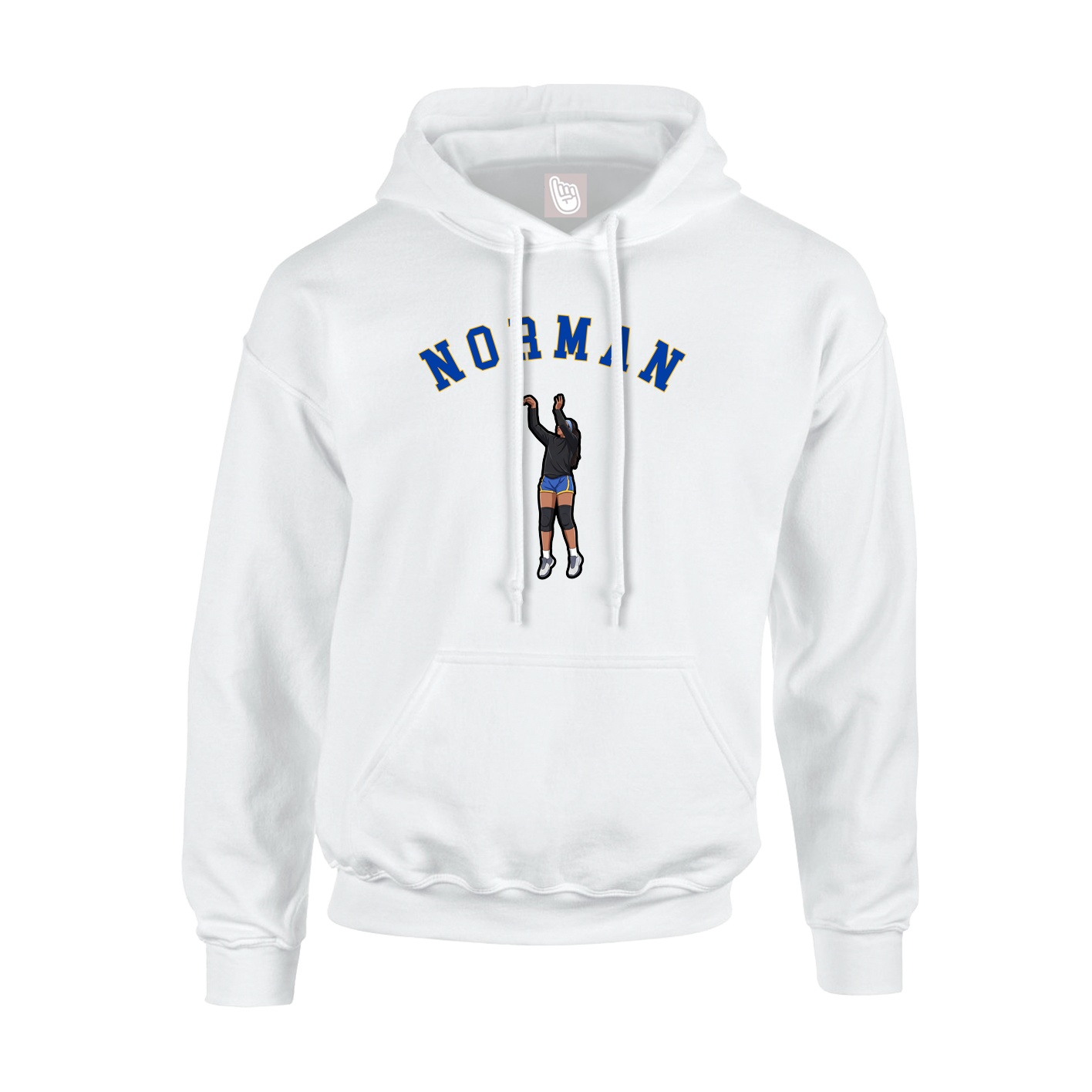 Hoodie — Shirsey Arch in White