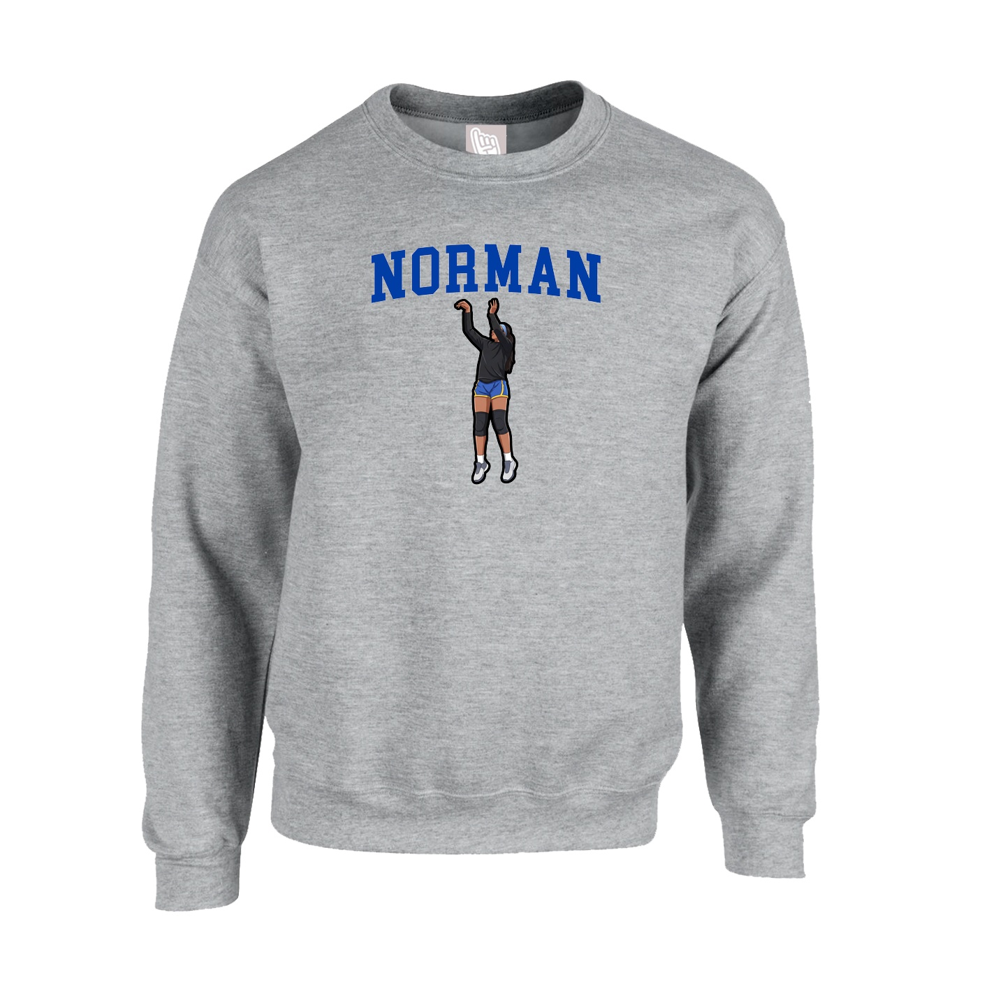 Fleece Crew — Shirsey in Grey