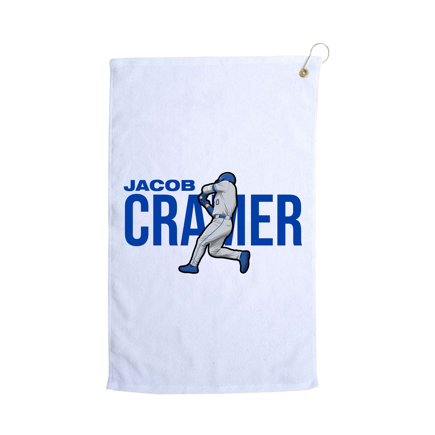 Golf Towel — Player Name in White