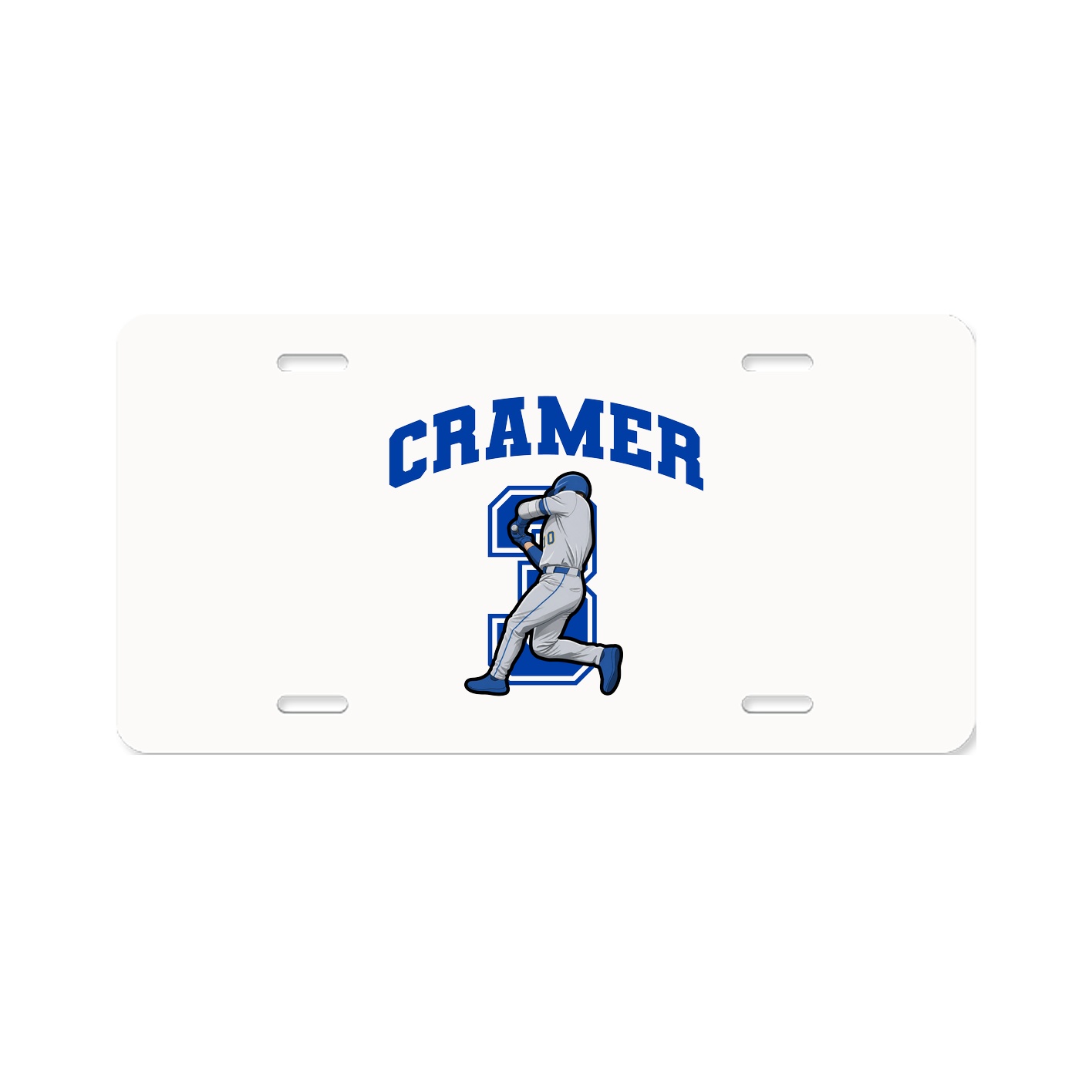 License Plate — Number in Classic