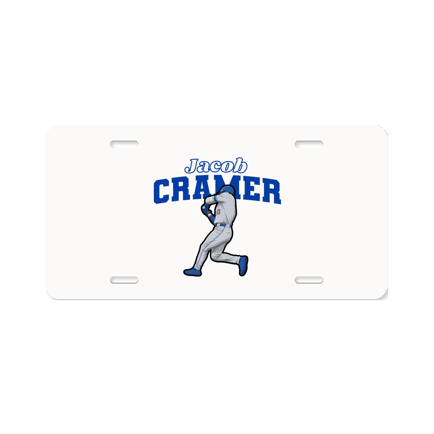 License Plate — Name Arch in Classic