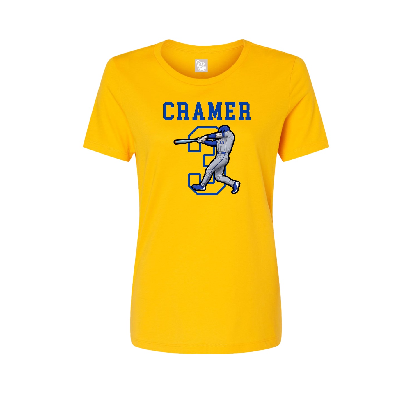 Fitted Women's Tee — Shirsey in Gold
