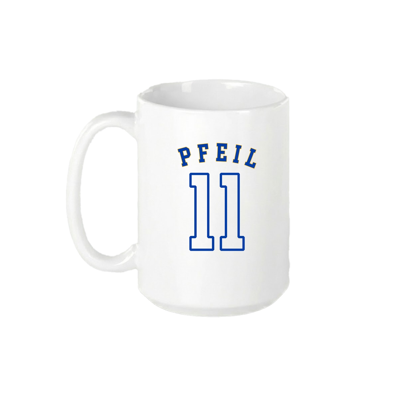 15oz Coffee Mug — Shirsey Arch in White