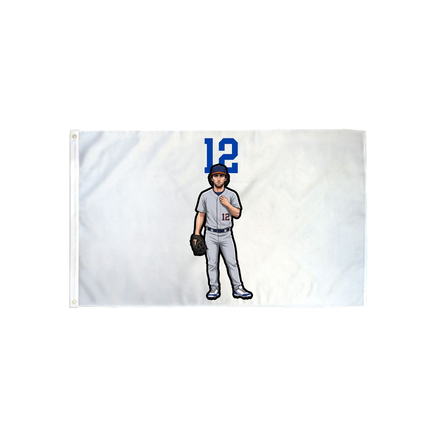 3x5 Flag — Number Top in Classic