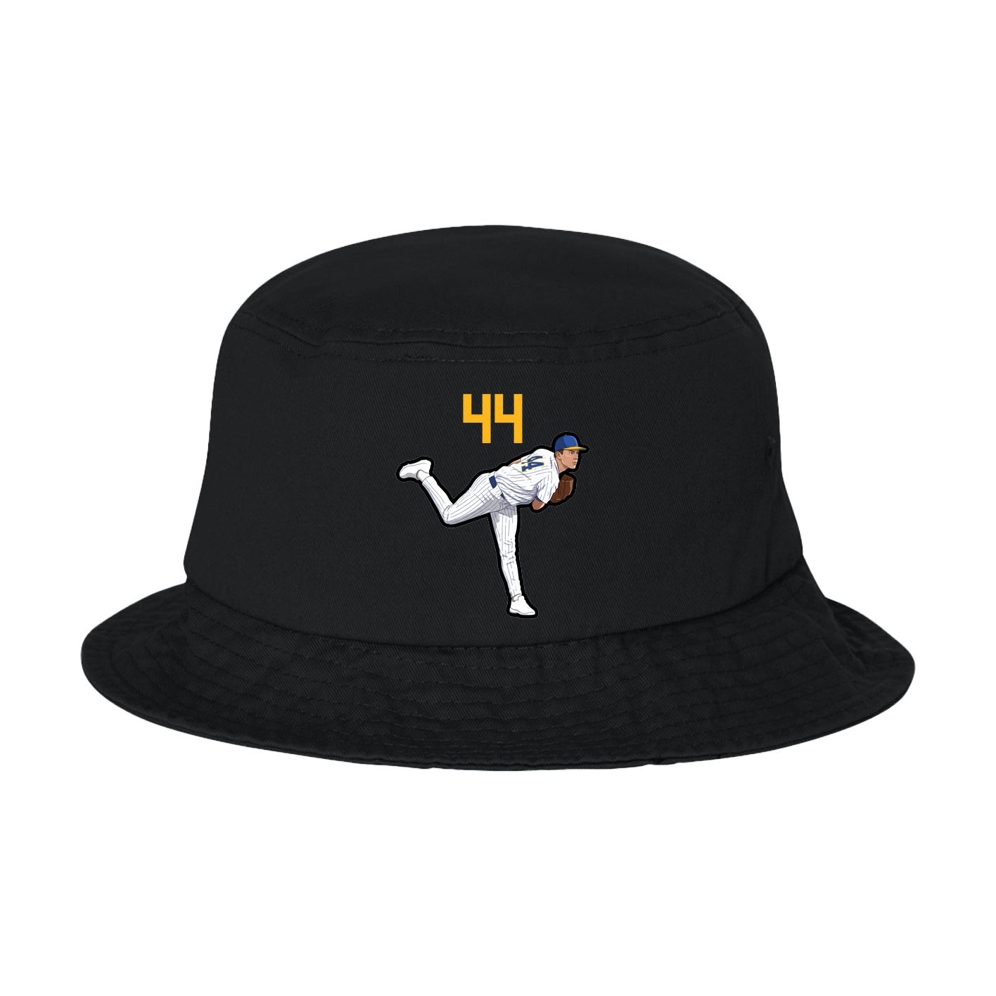 Bucket Cap — Number Top in Black