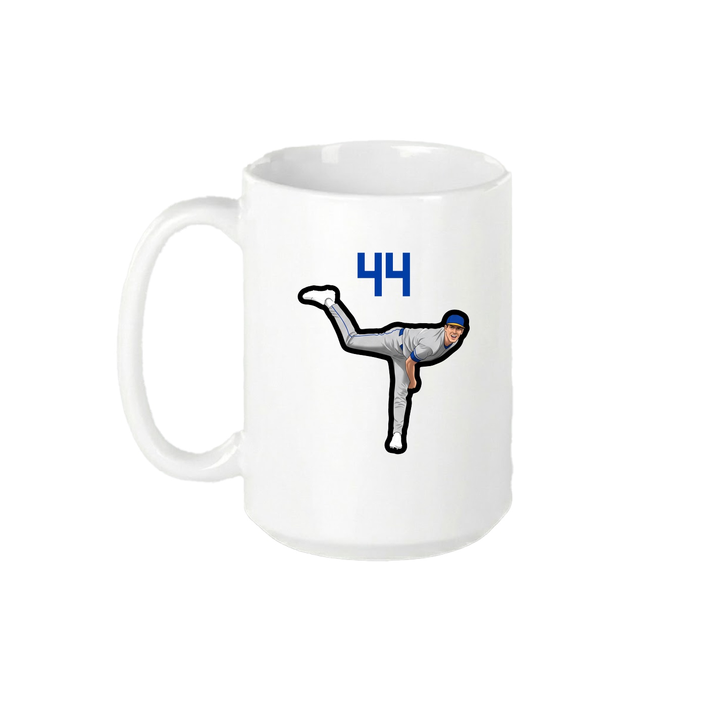 15oz Coffee Mug — Number Top in White