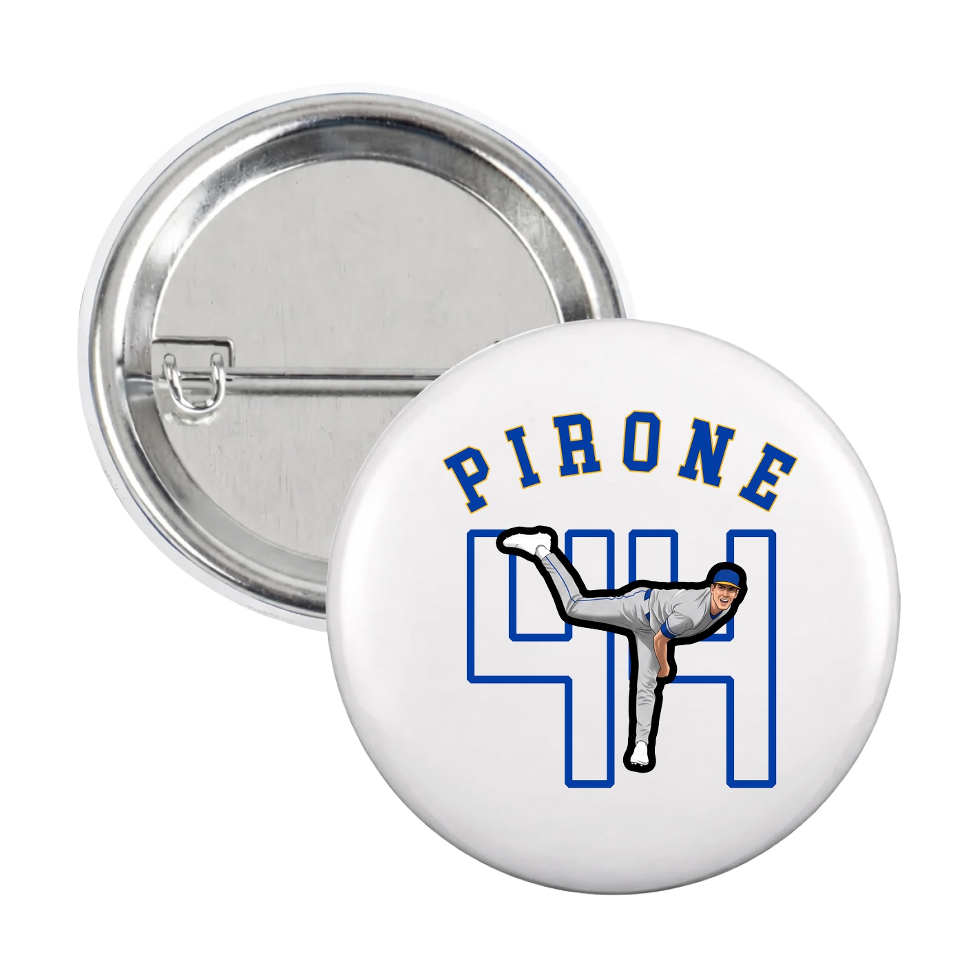 Game Day Button — Shirsey Arch in White
