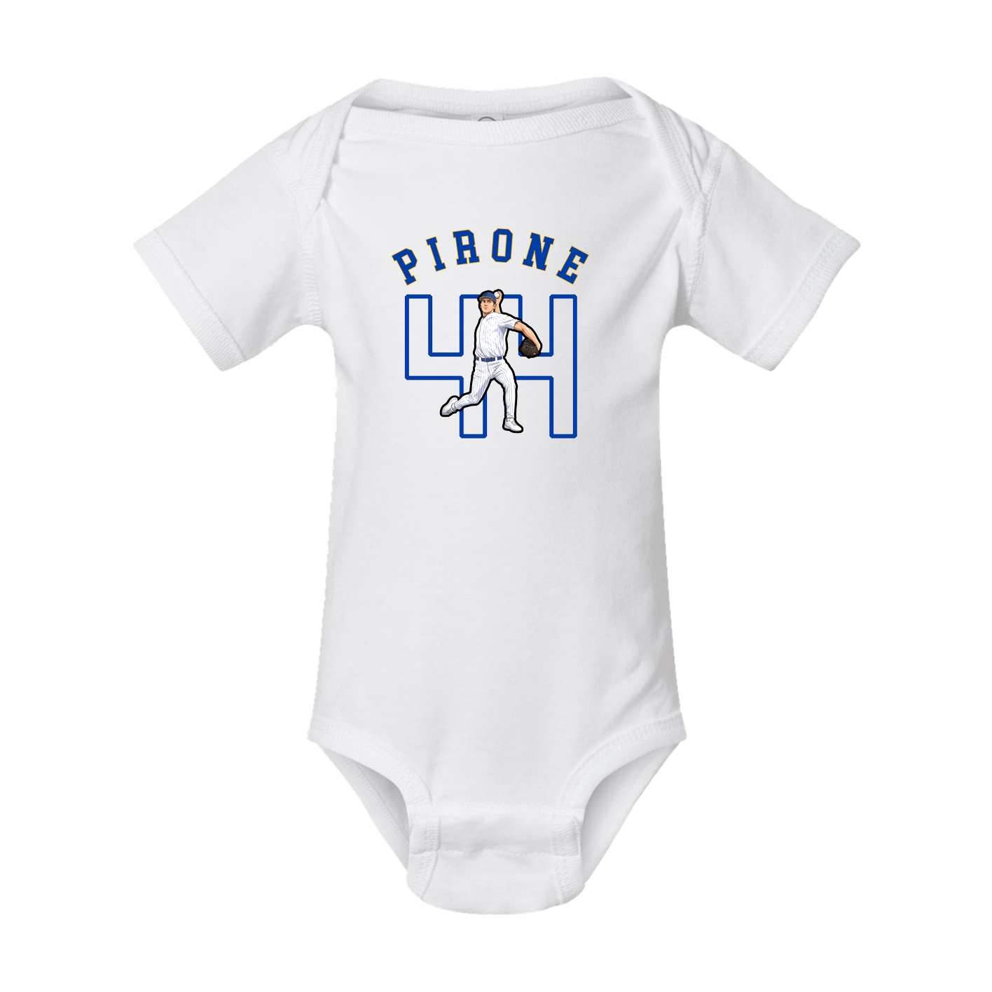 Baby Onesie — Shirsey Arch in White