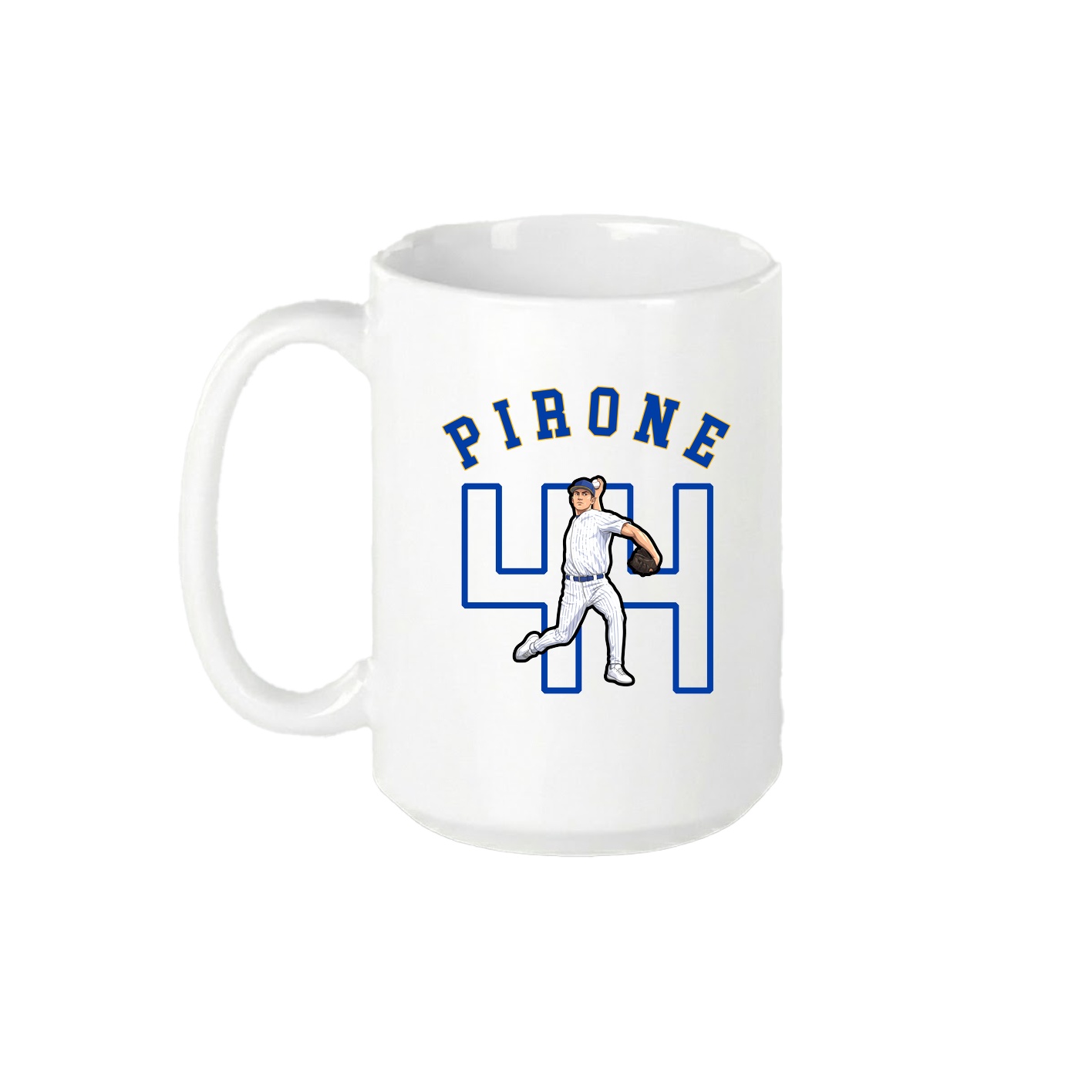 15oz Coffee Mug — Shirsey Arch in White