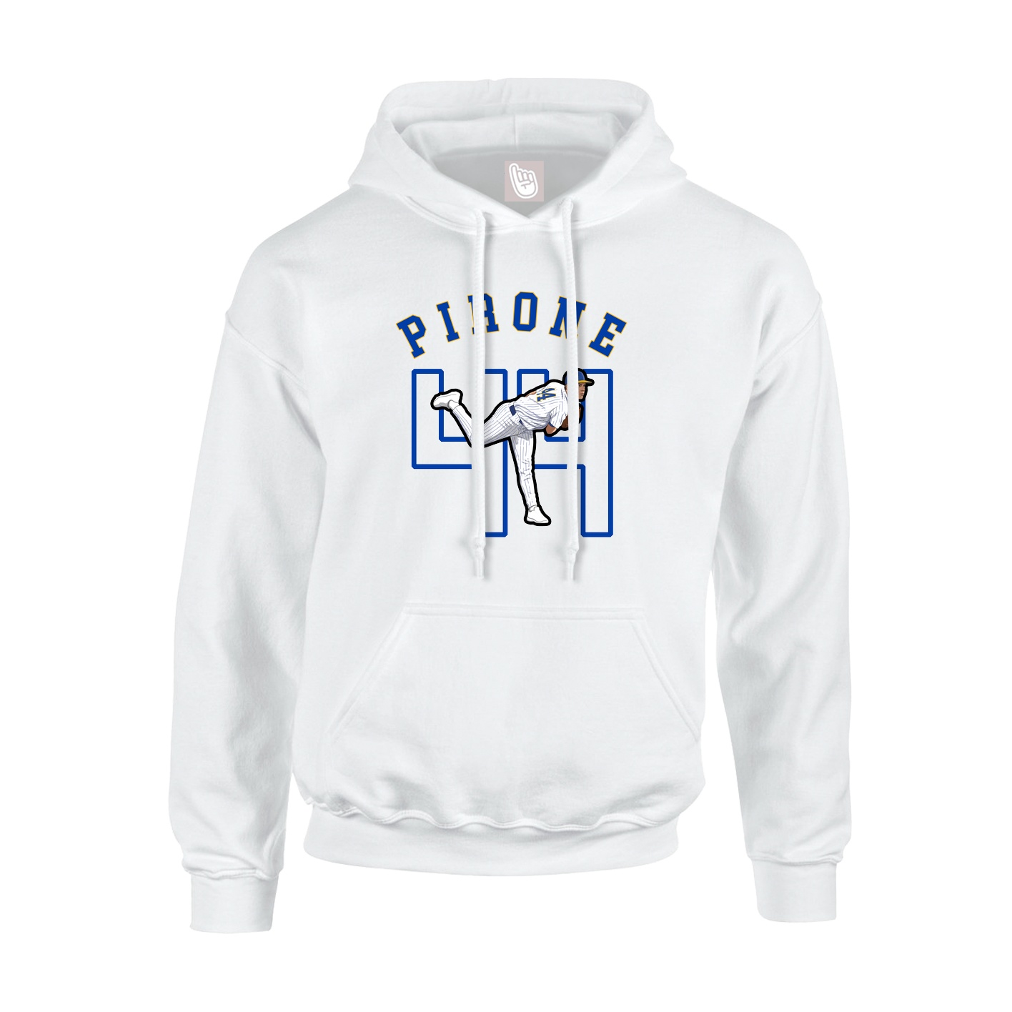 Hoodie — Shirsey Arch in White