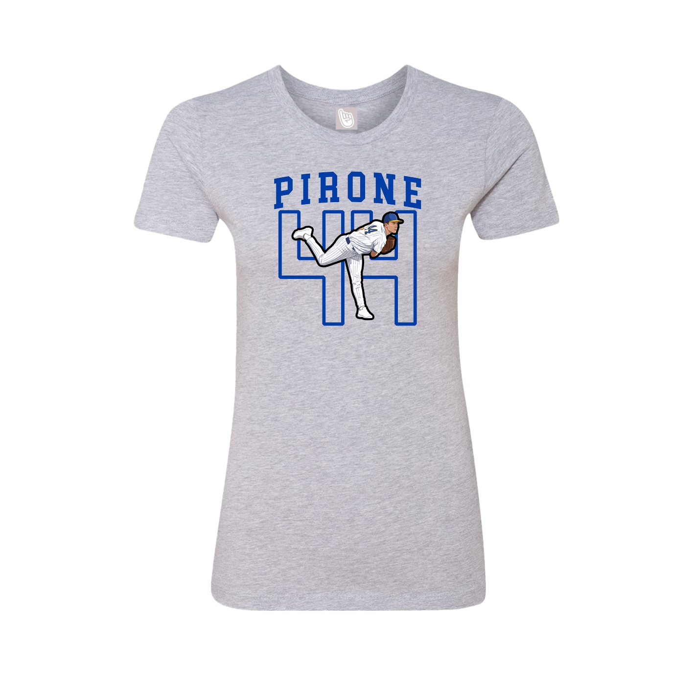 Fitted Women's Tee — Shirsey in Grey