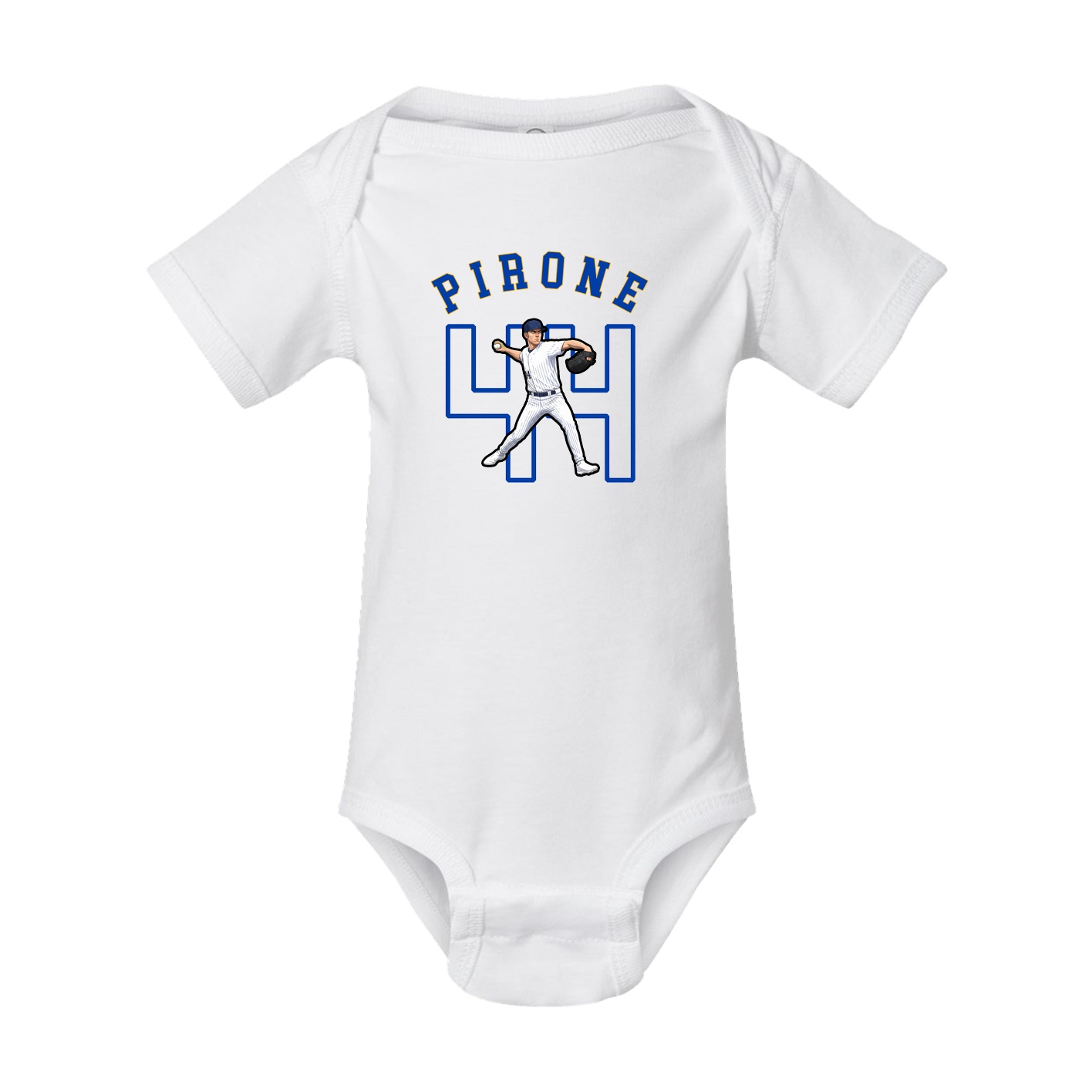 Baby Onesie — Shirsey Arch in White