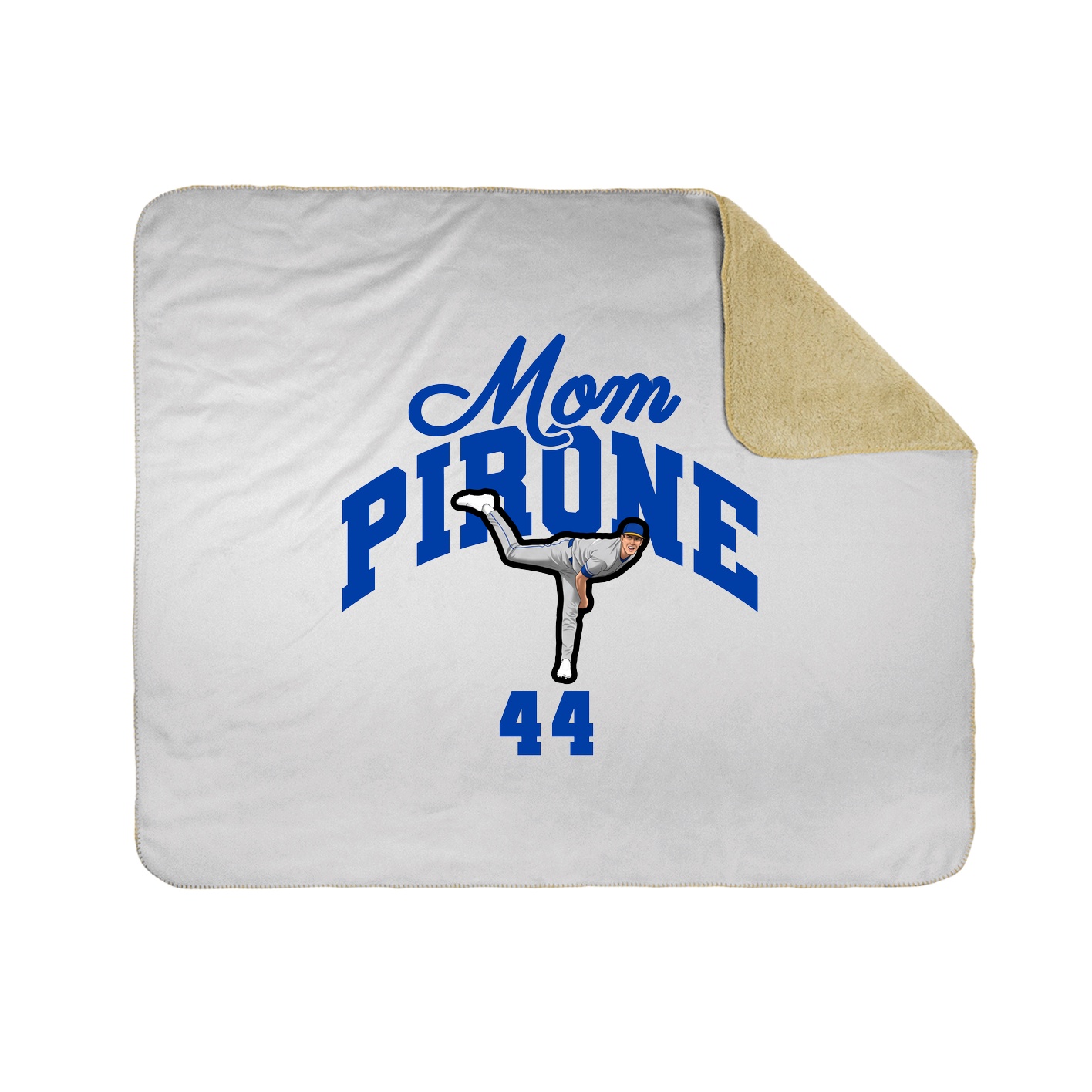 Throw Blanket — Mothers Day Arch in White