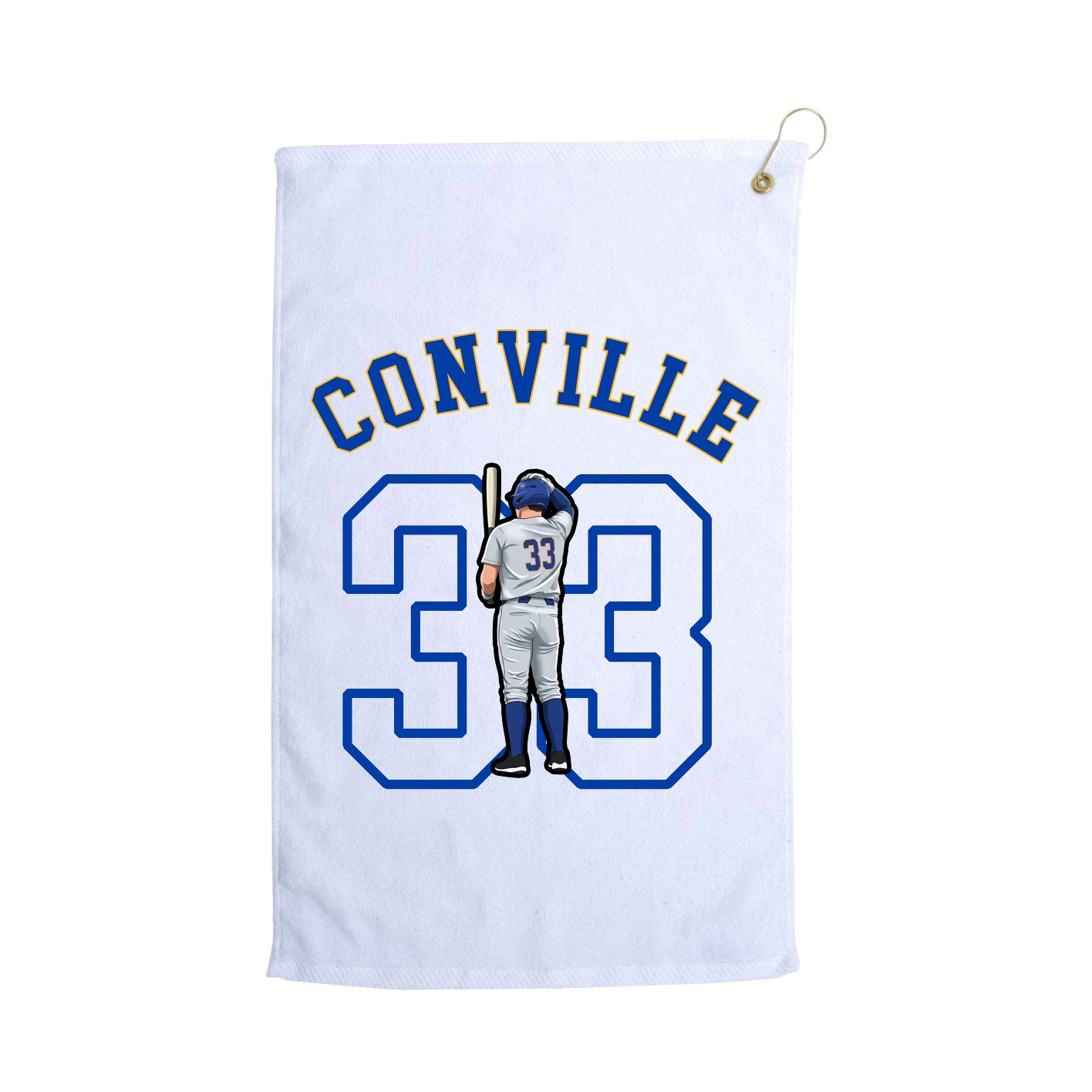 Golf Towel — Shirsey Arch in White