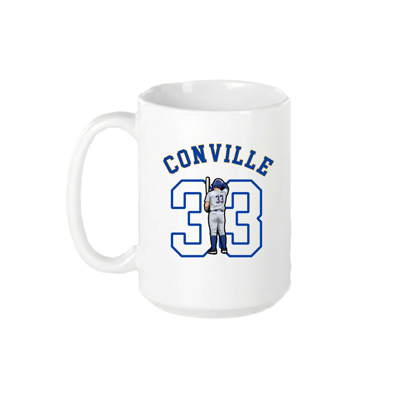 15oz Coffee Mug — Shirsey Arch in White
