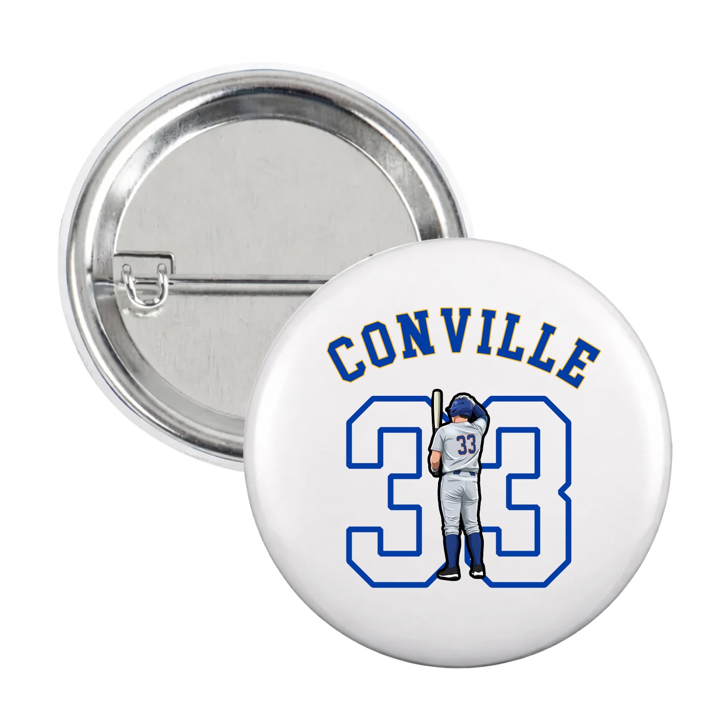 Game Day Button — Shirsey Arch in White