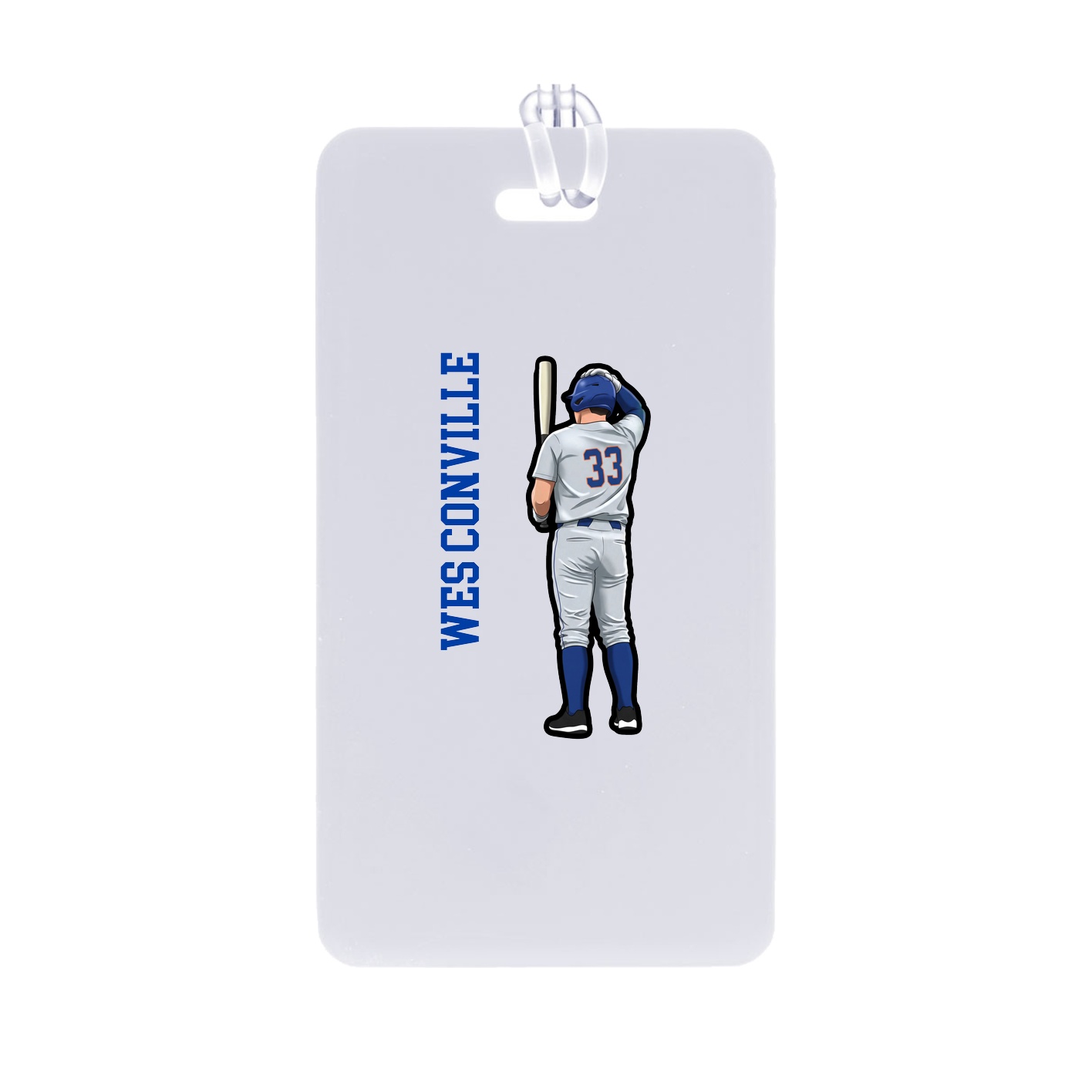Bag Tag — Name Vertical in Classic