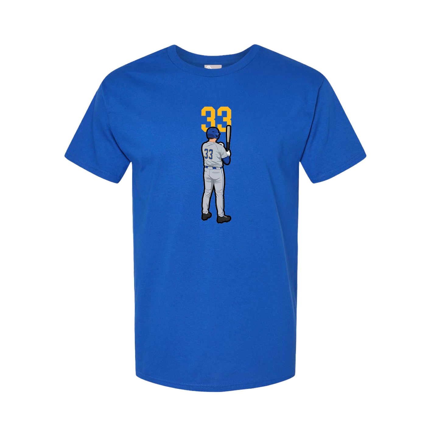 Youth Tee — Number Top in Royal