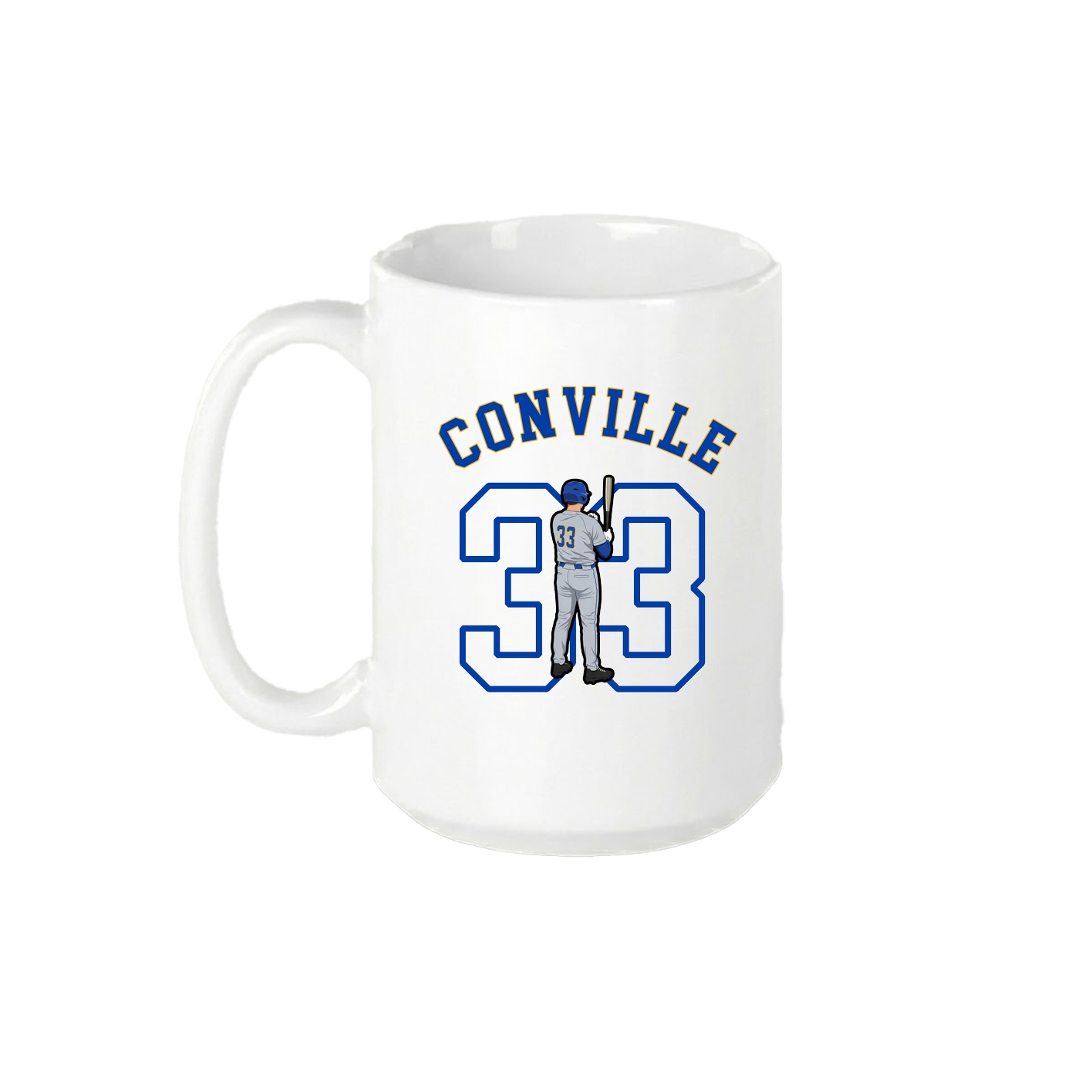 15oz Coffee Mug — Shirsey Arch in White