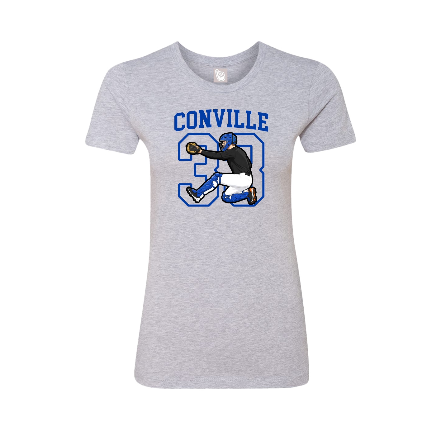 Fitted Women's Tee — Shirsey in Grey