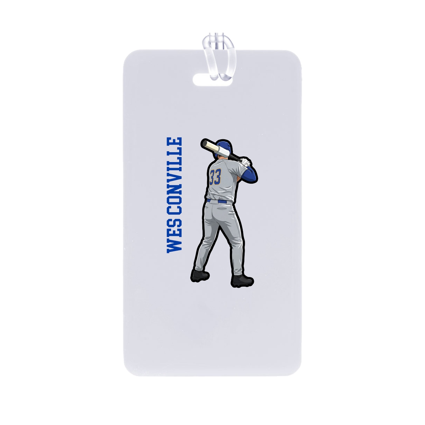 Bag Tag — Name Vertical in Classic