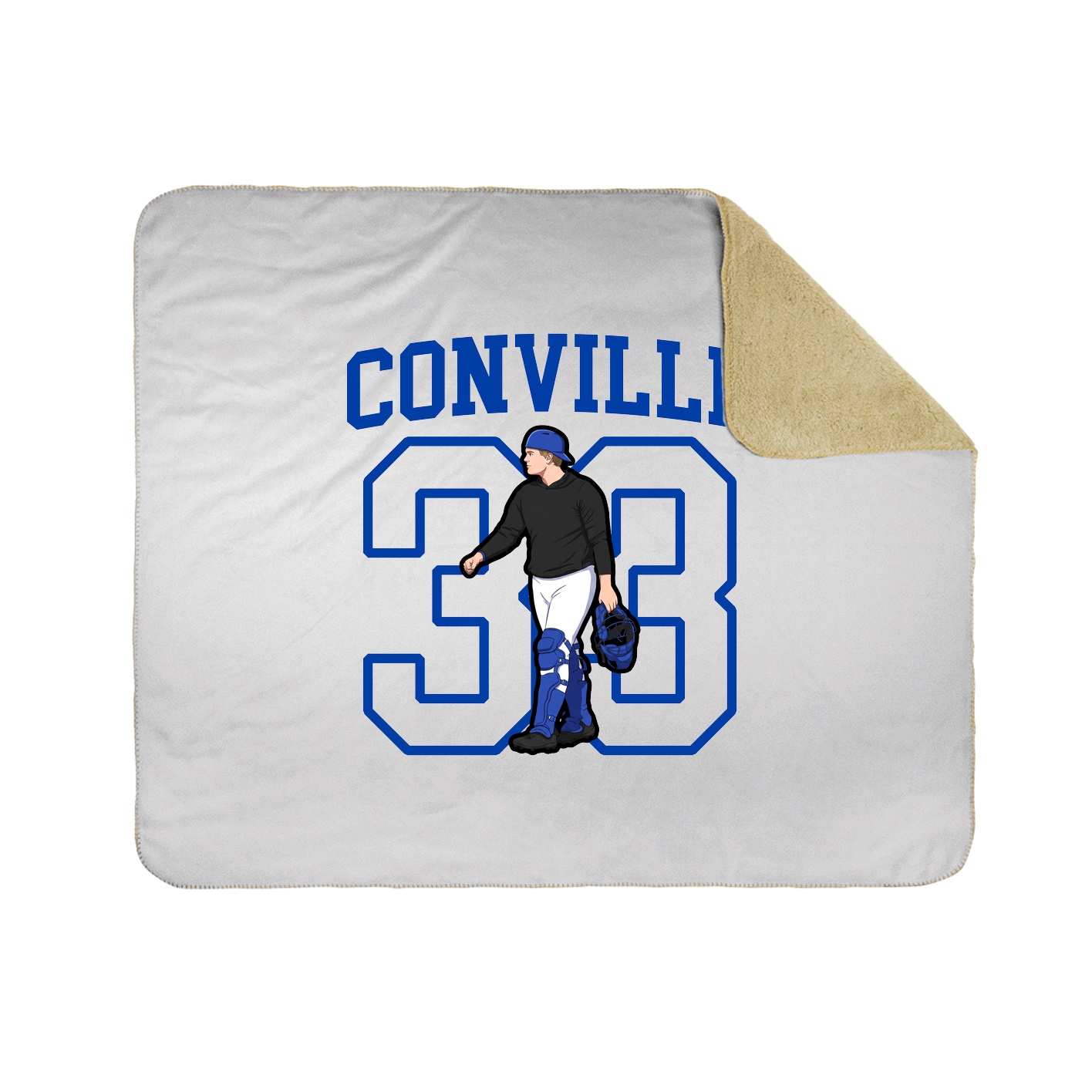 Throw Blanket — Shirsey in White