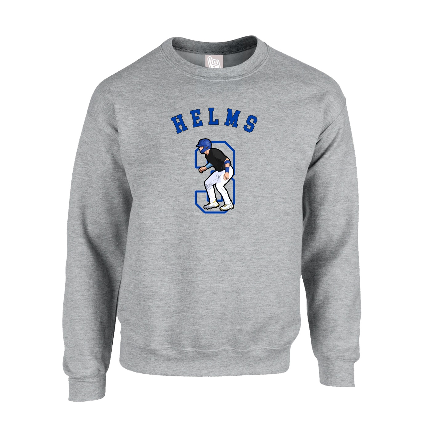 Fleece Crew — Shirsey Arch in Grey
