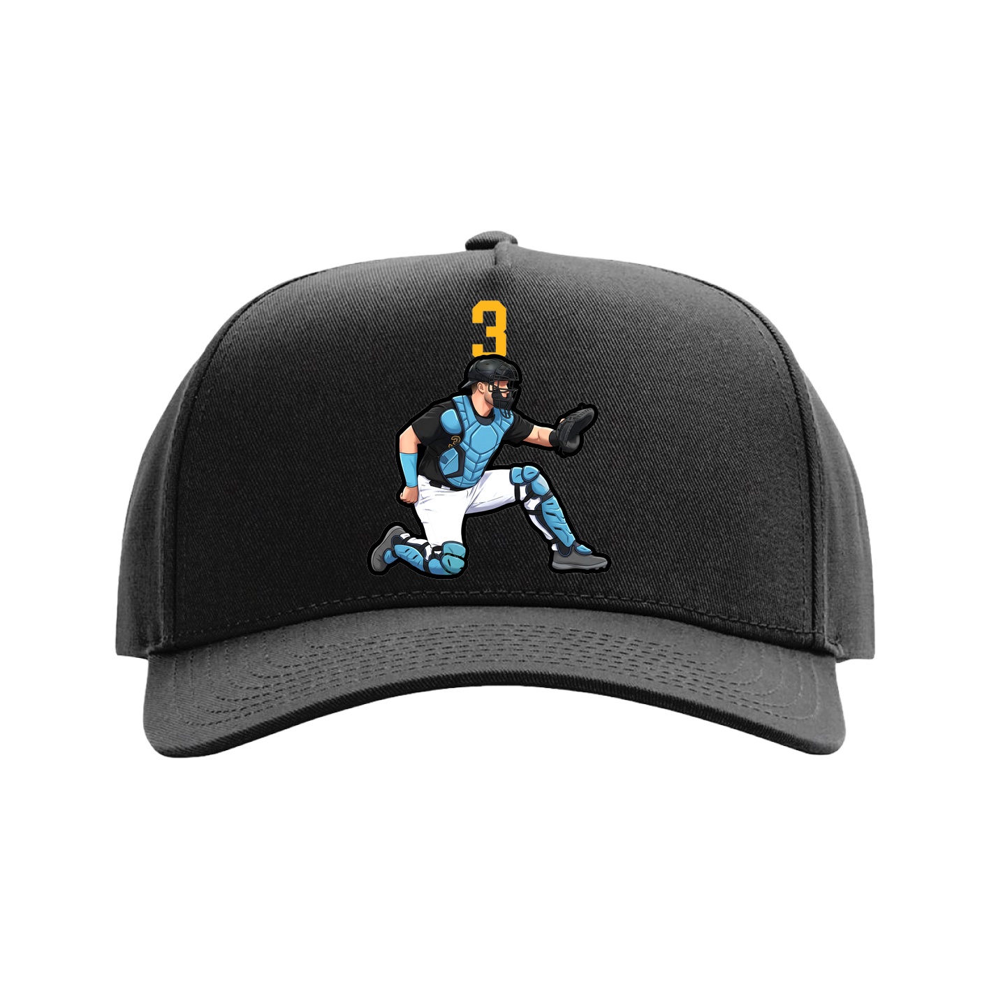 Full Fabric Five-Panel Champ Cap