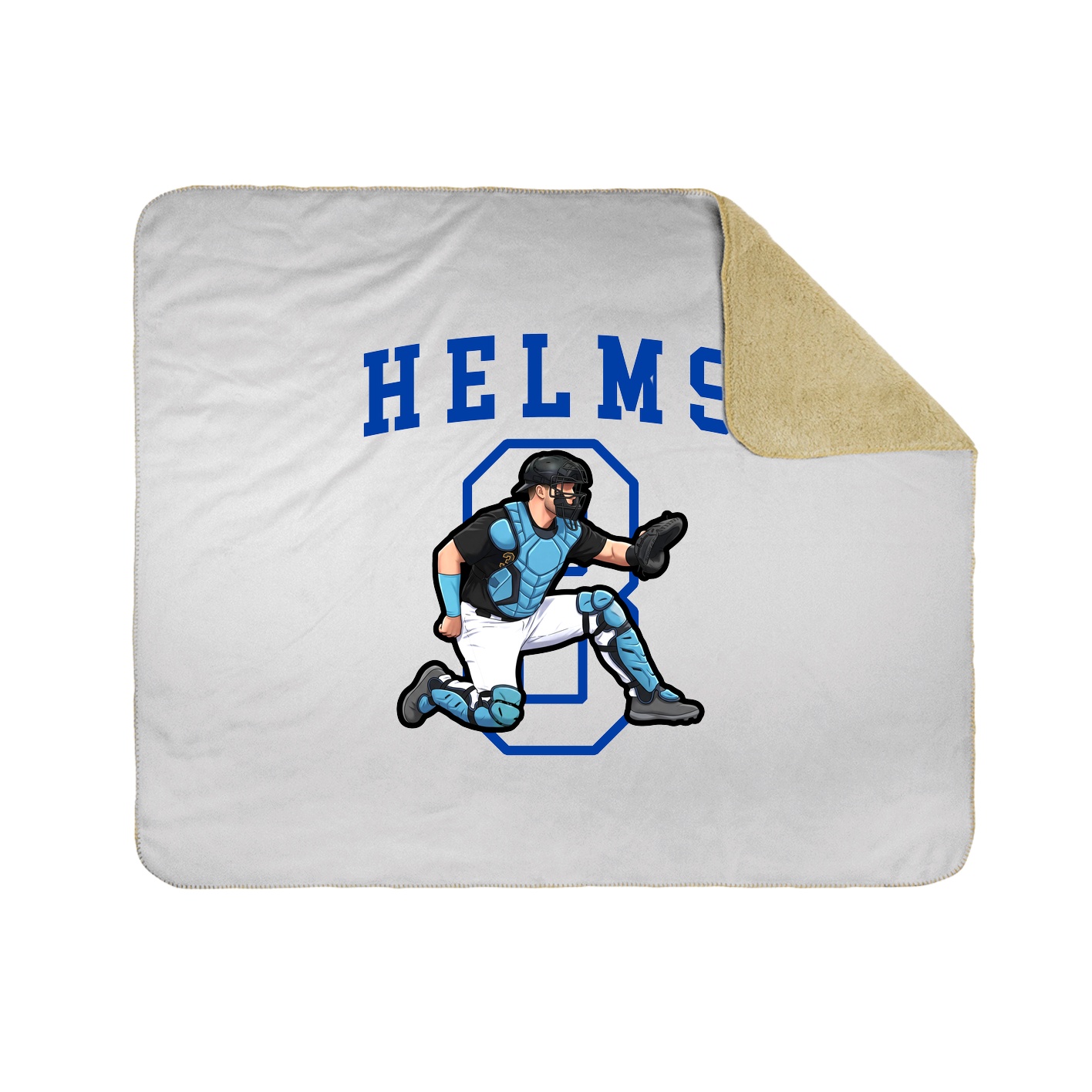 50x60 Sherpa Lined Throw Blanket