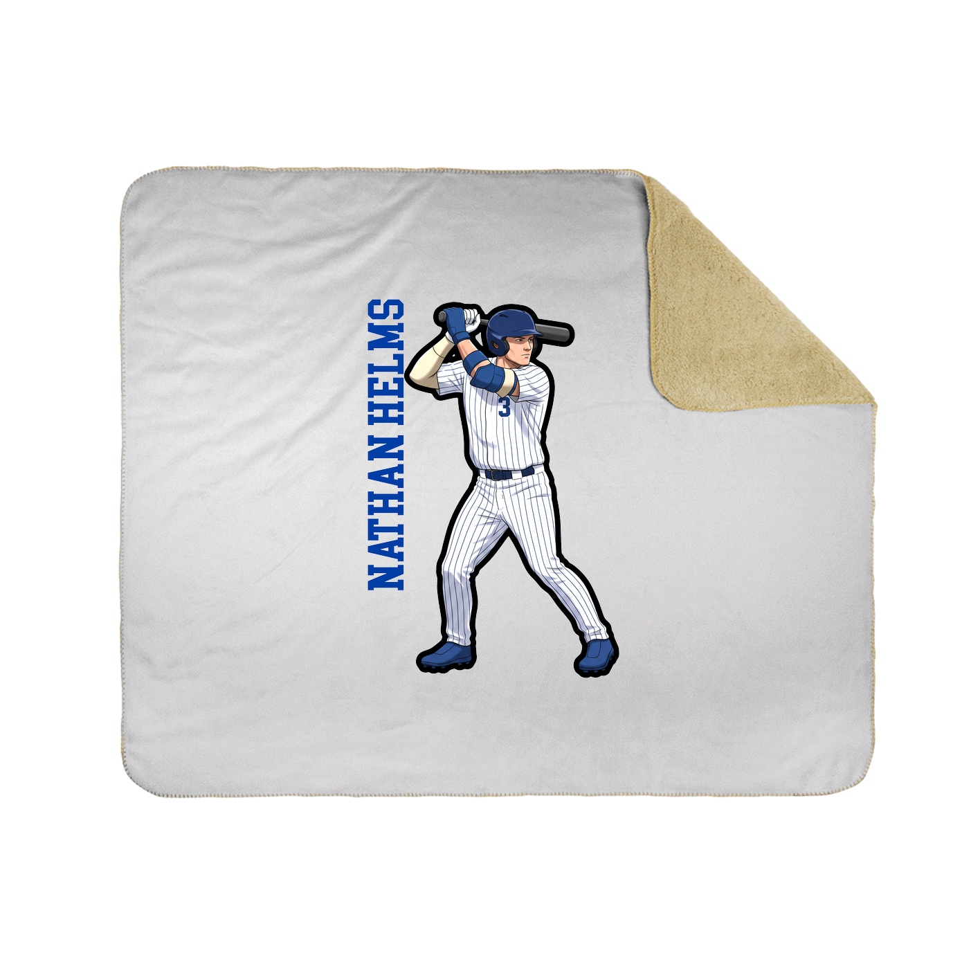 50x60 Sherpa Lined Throw Blanket