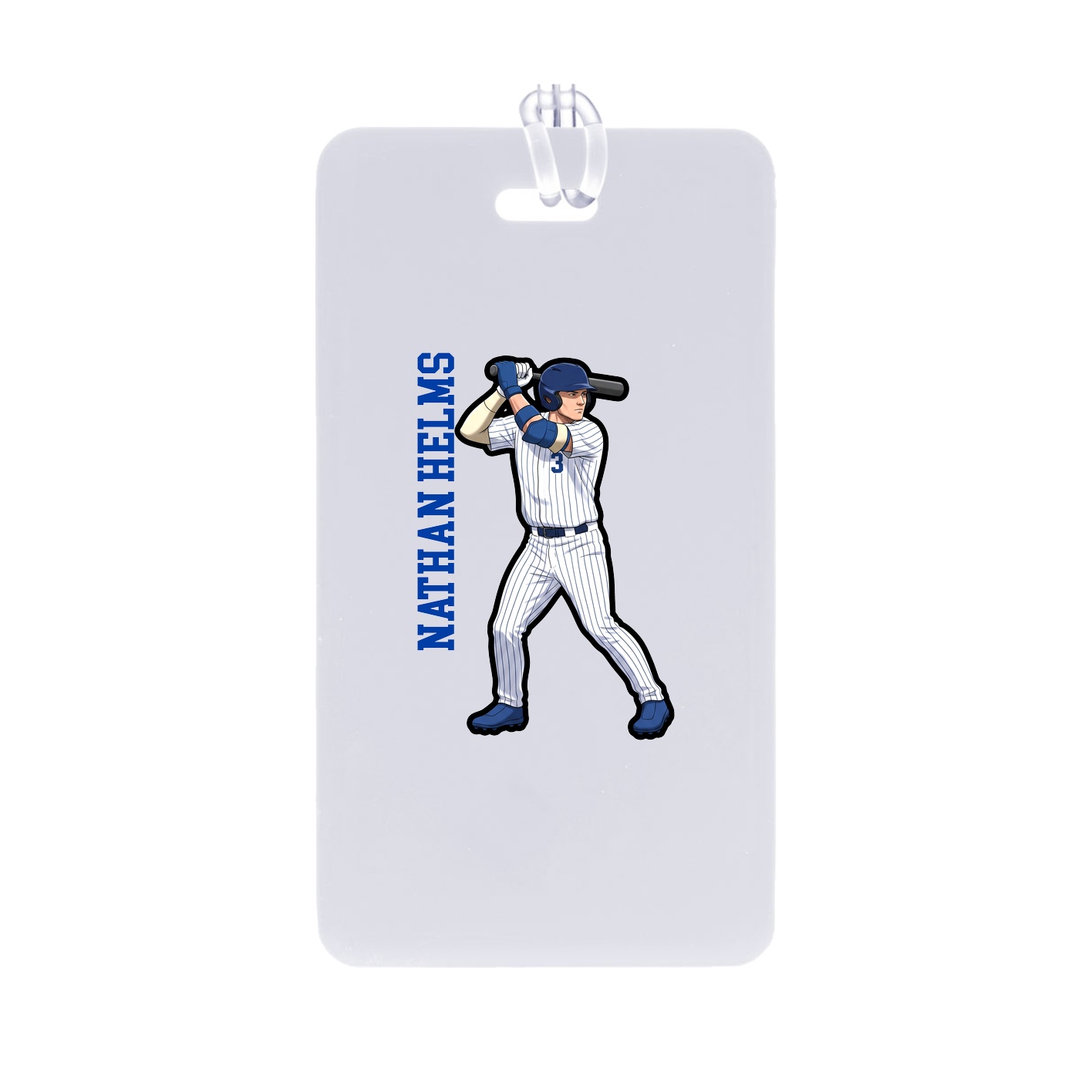 Bag Tag — Name Vertical in Classic