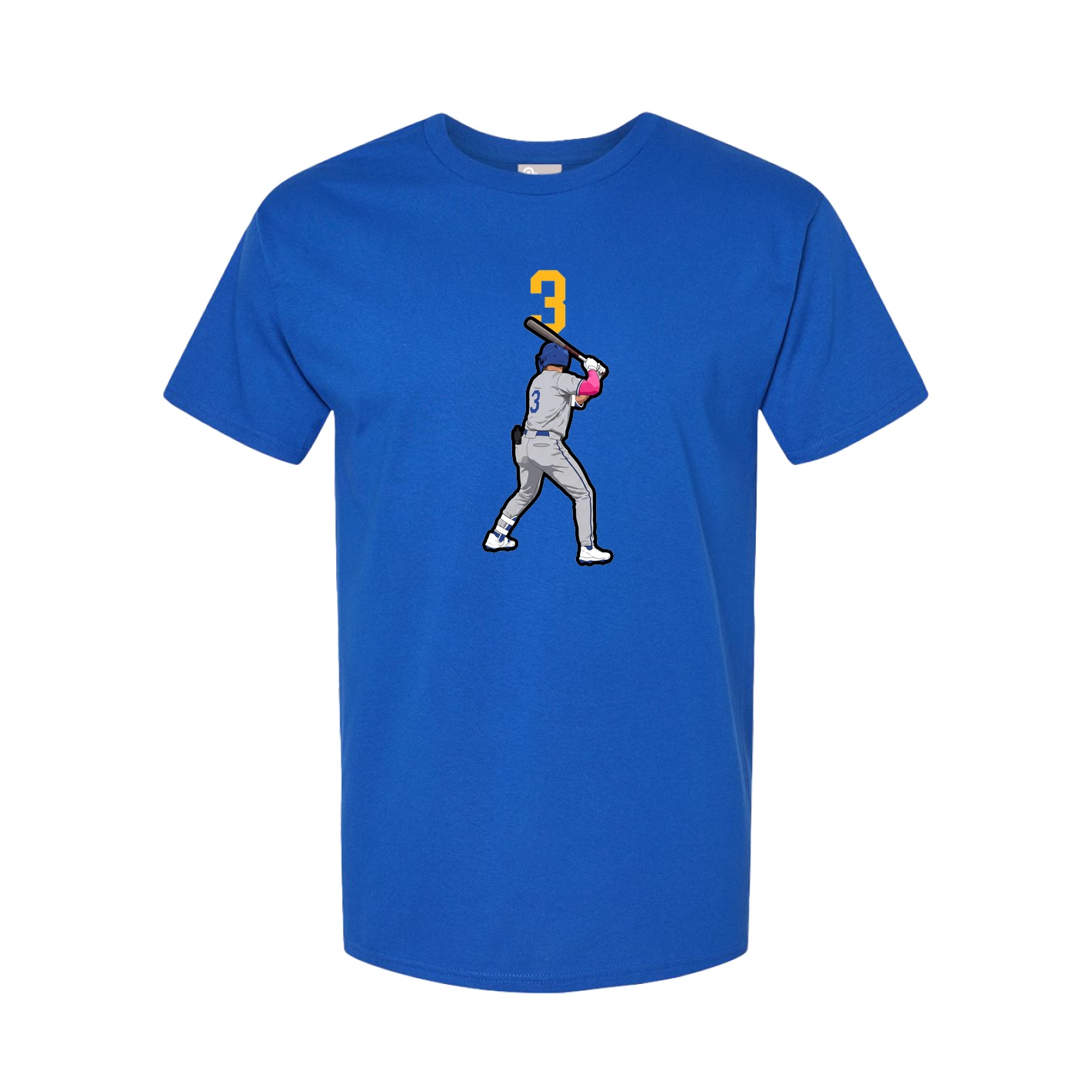 Tee — Number Top in Royal