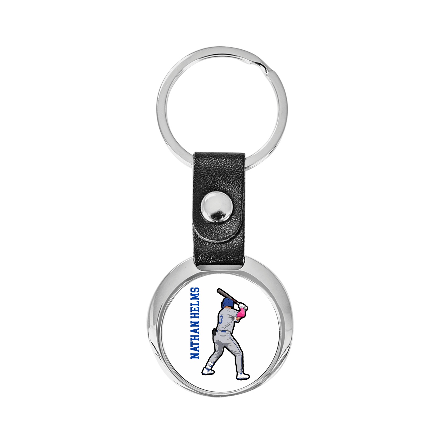 Key Chain — Name Vertical in Classic