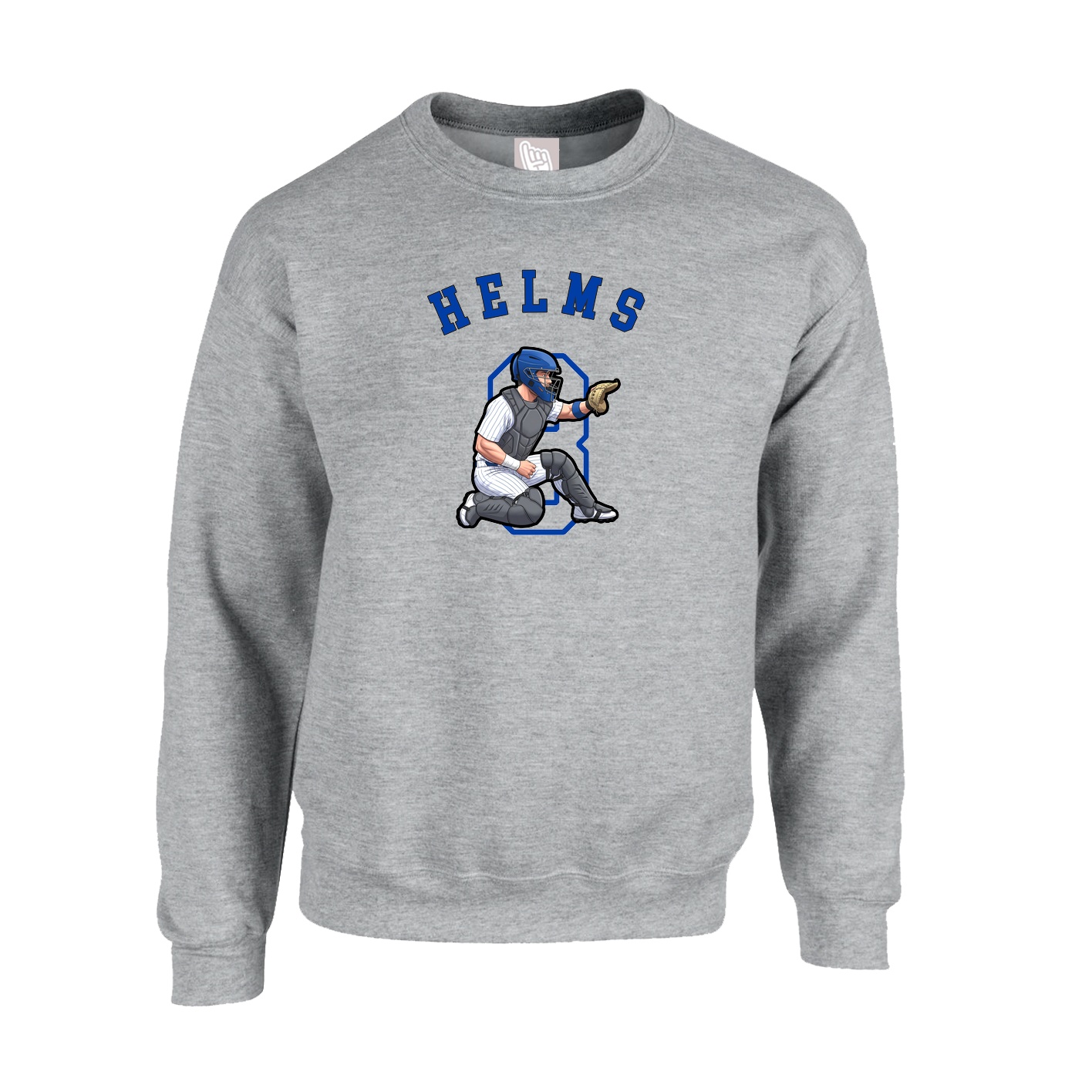 Fleece Crew — Shirsey Arch in Grey