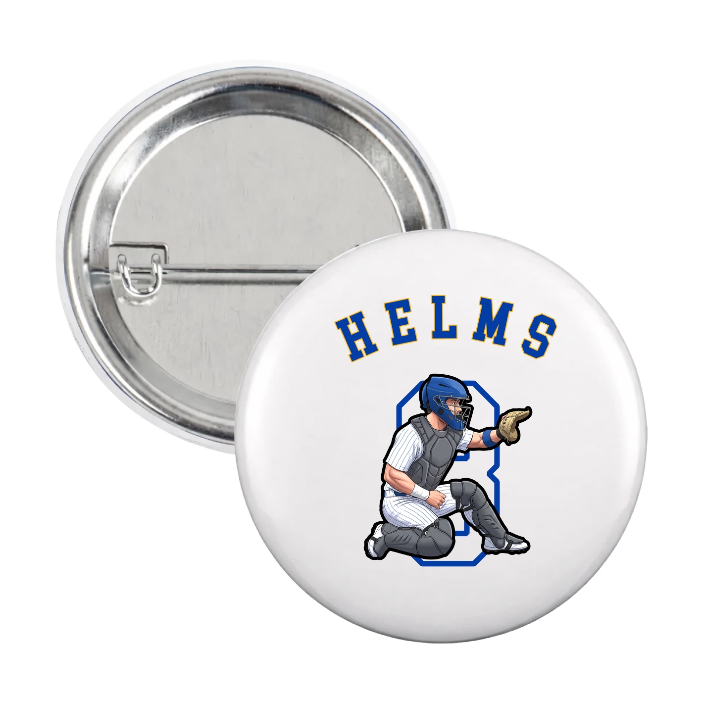 Game Day Button — Shirsey Arch in White