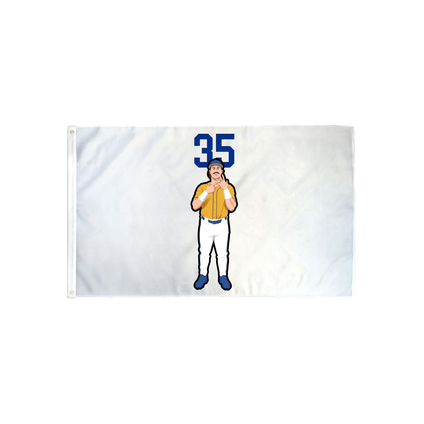 3x5 Flag — Number Top in Classic
