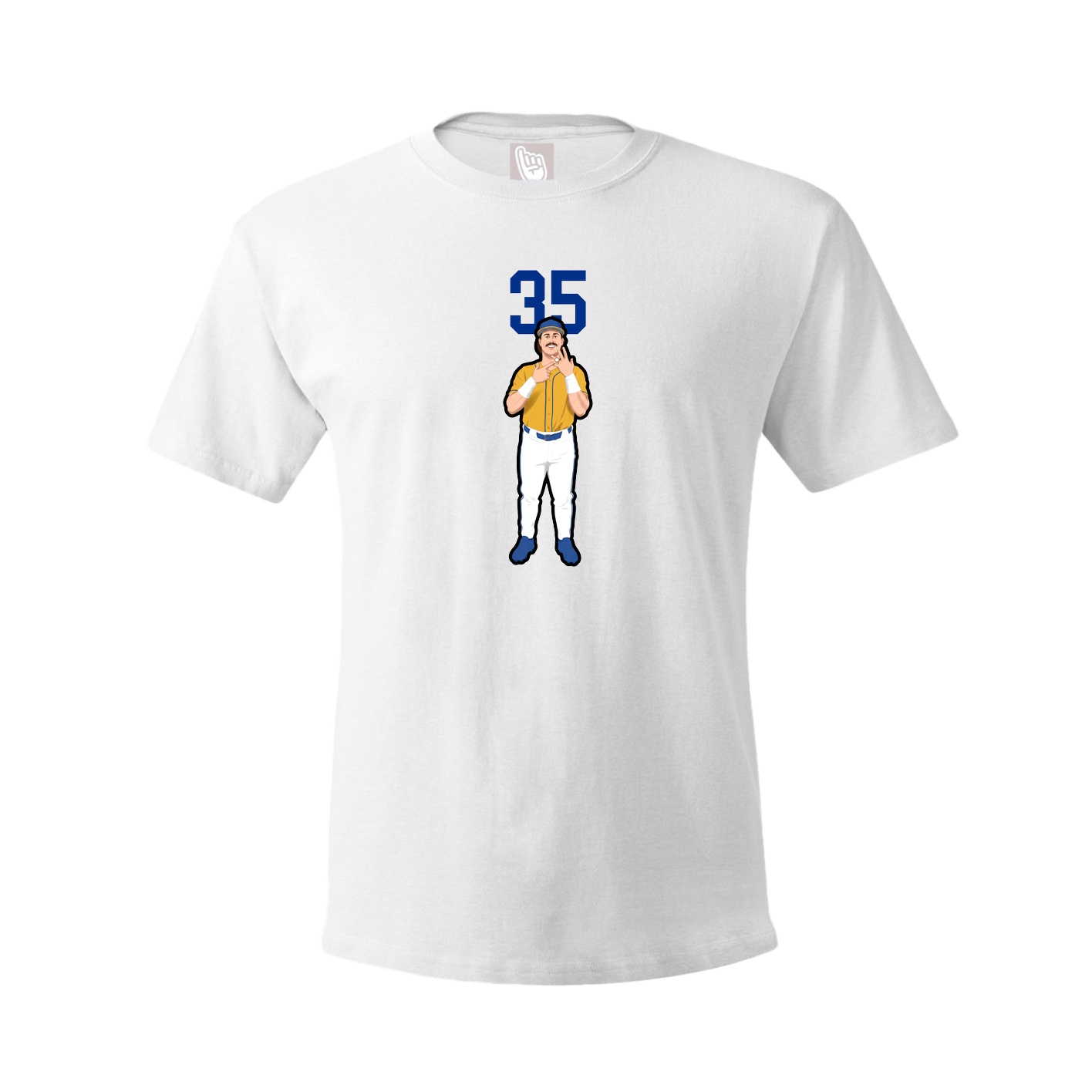 Tee — Number Top in White